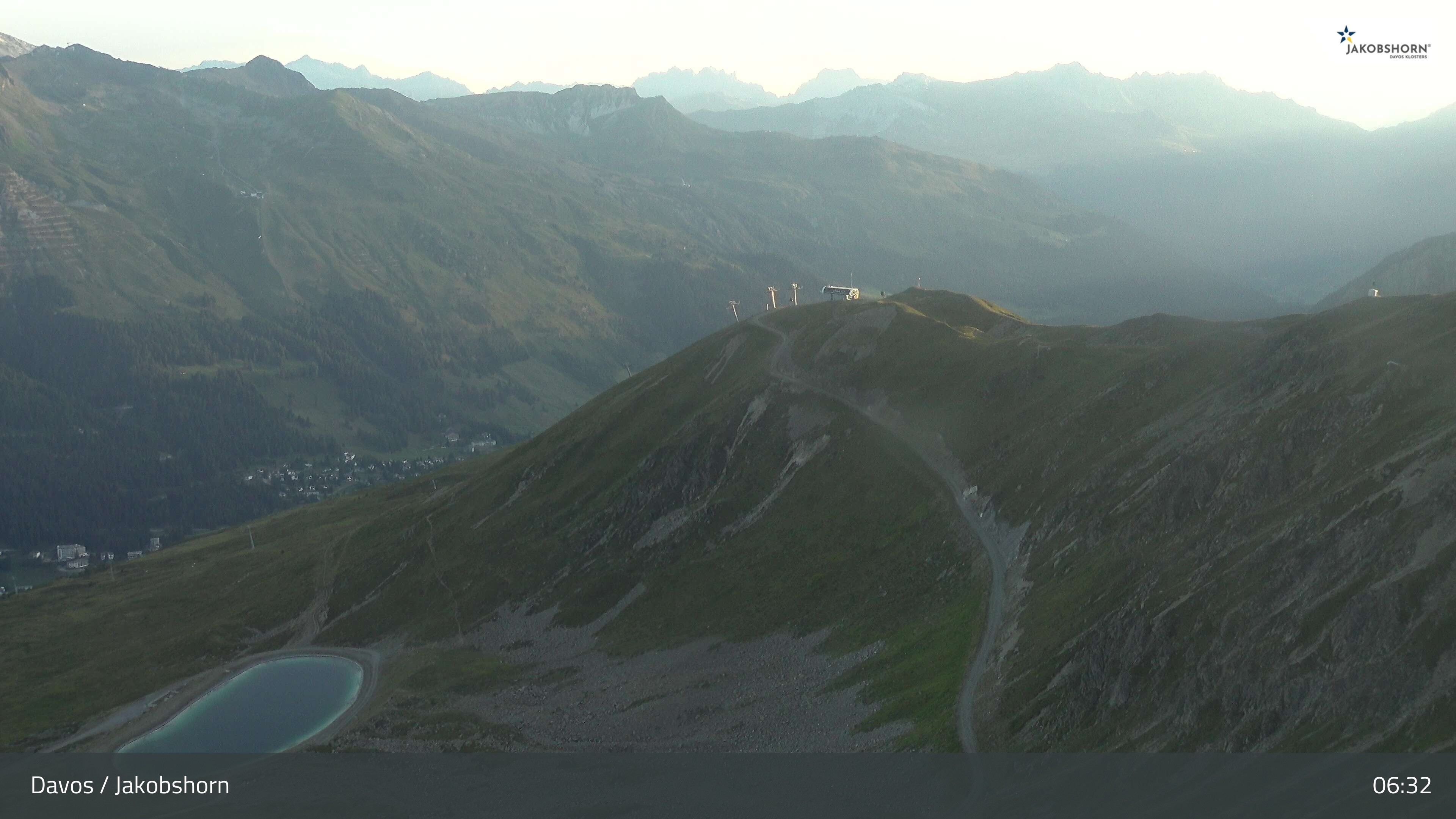 Archiv Foto Webcam Jakobshorn - Blick Richtung Brämabüel