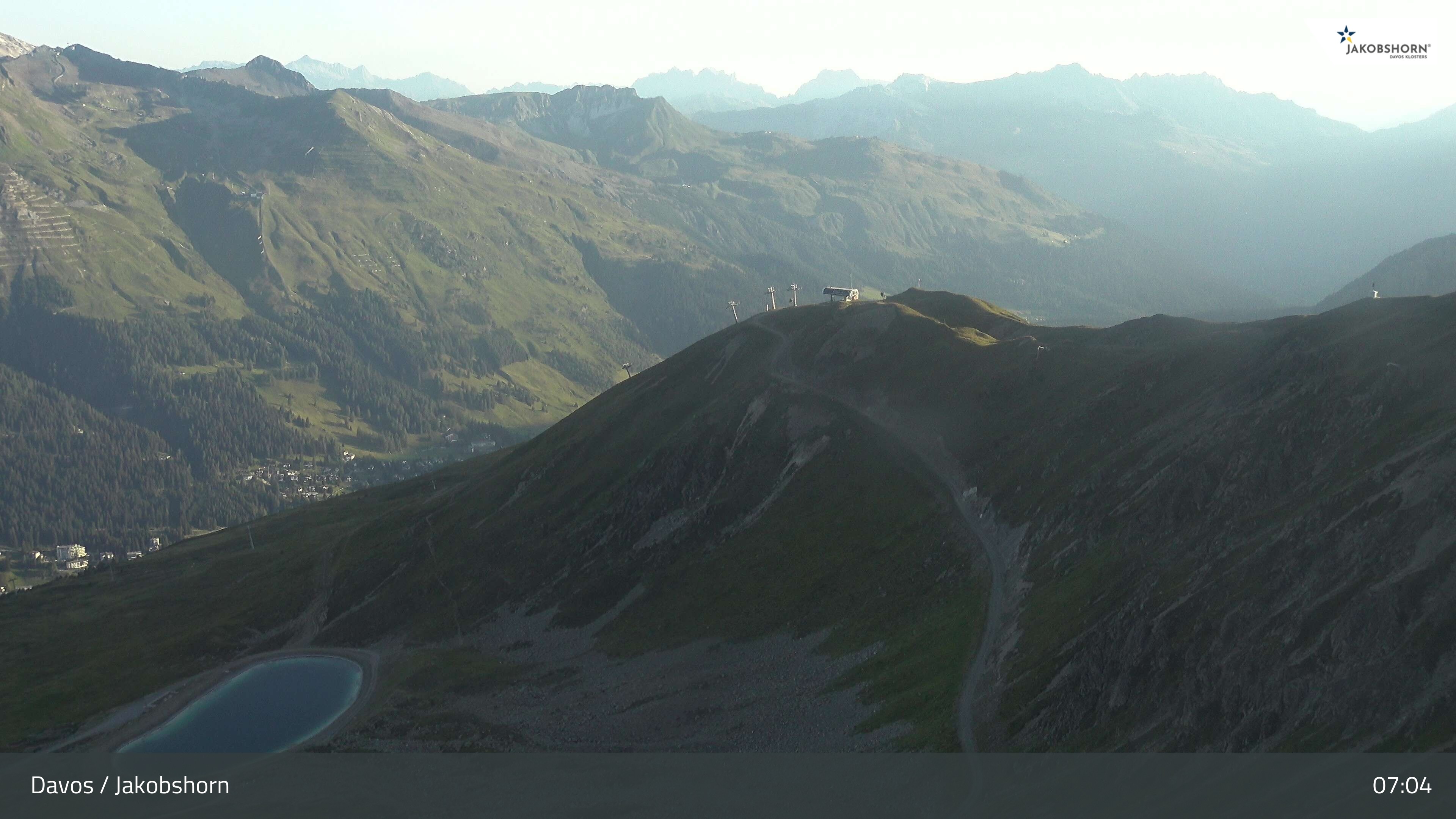 Archiv Foto Webcam Jakobshorn - Blick Richtung Brämabüel