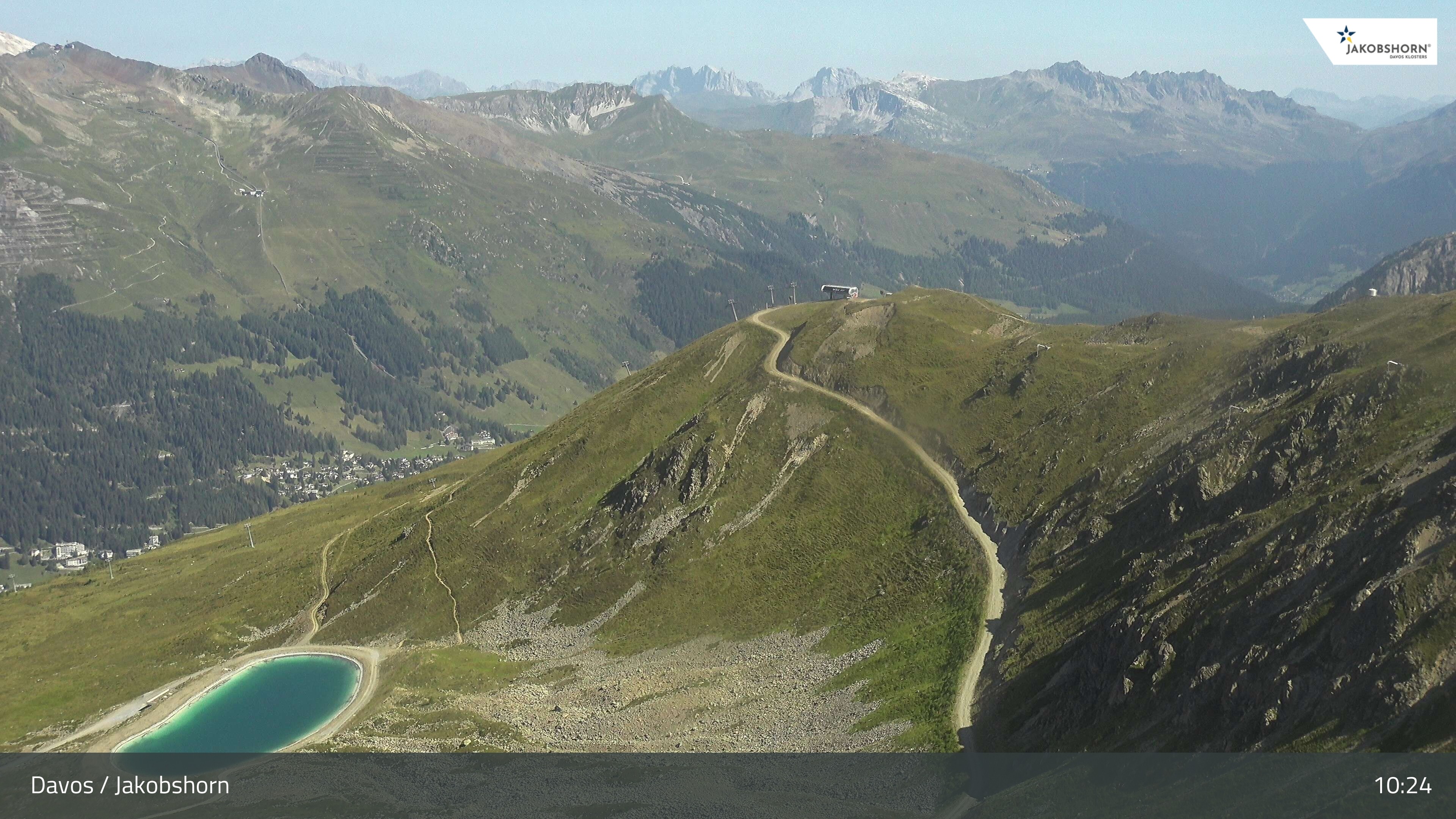 Archiv Foto Webcam Jakobshorn - Blick Richtung Brämabüel