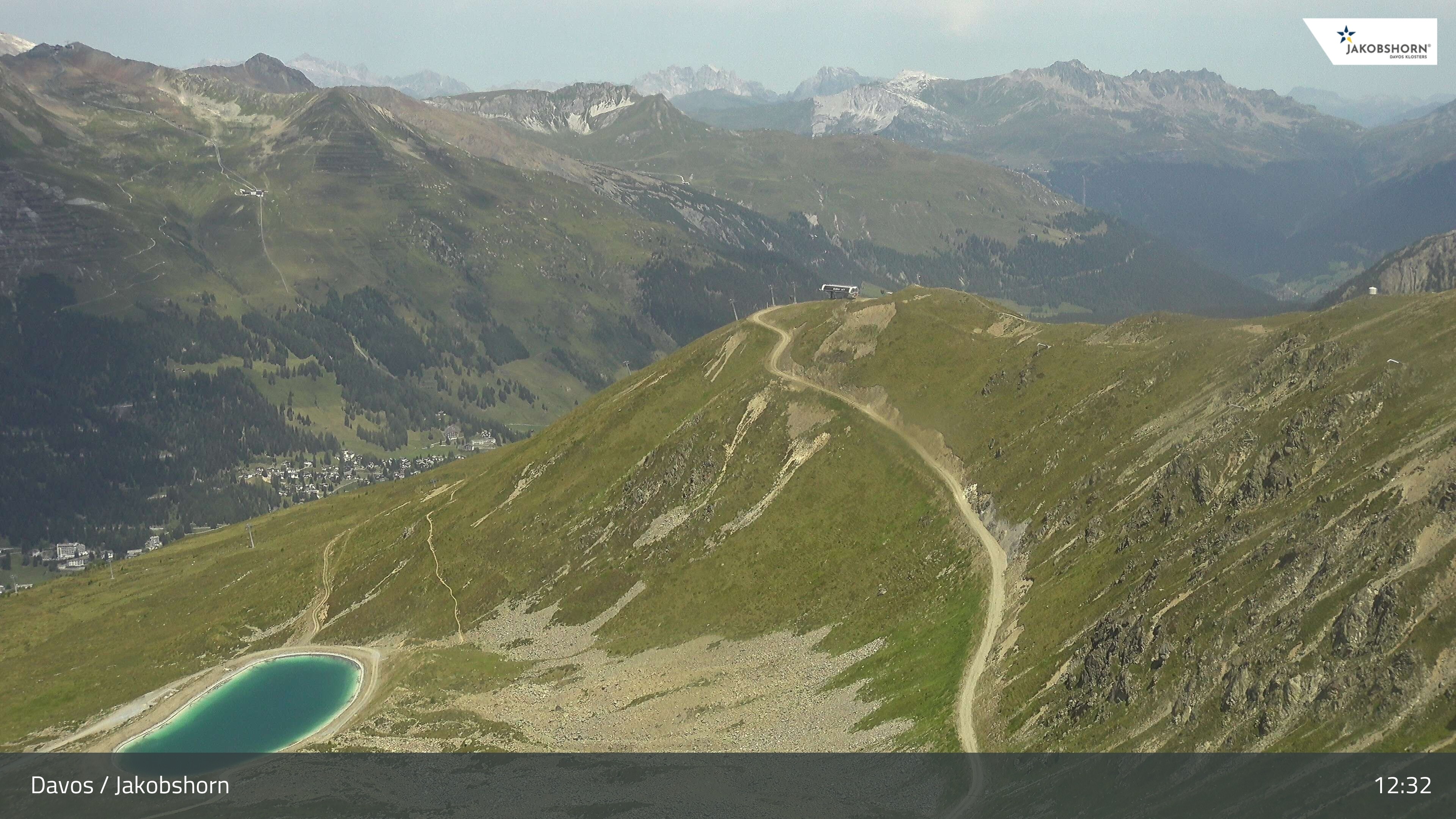 Archiv Foto Webcam Jakobshorn - Blick Richtung Brämabüel