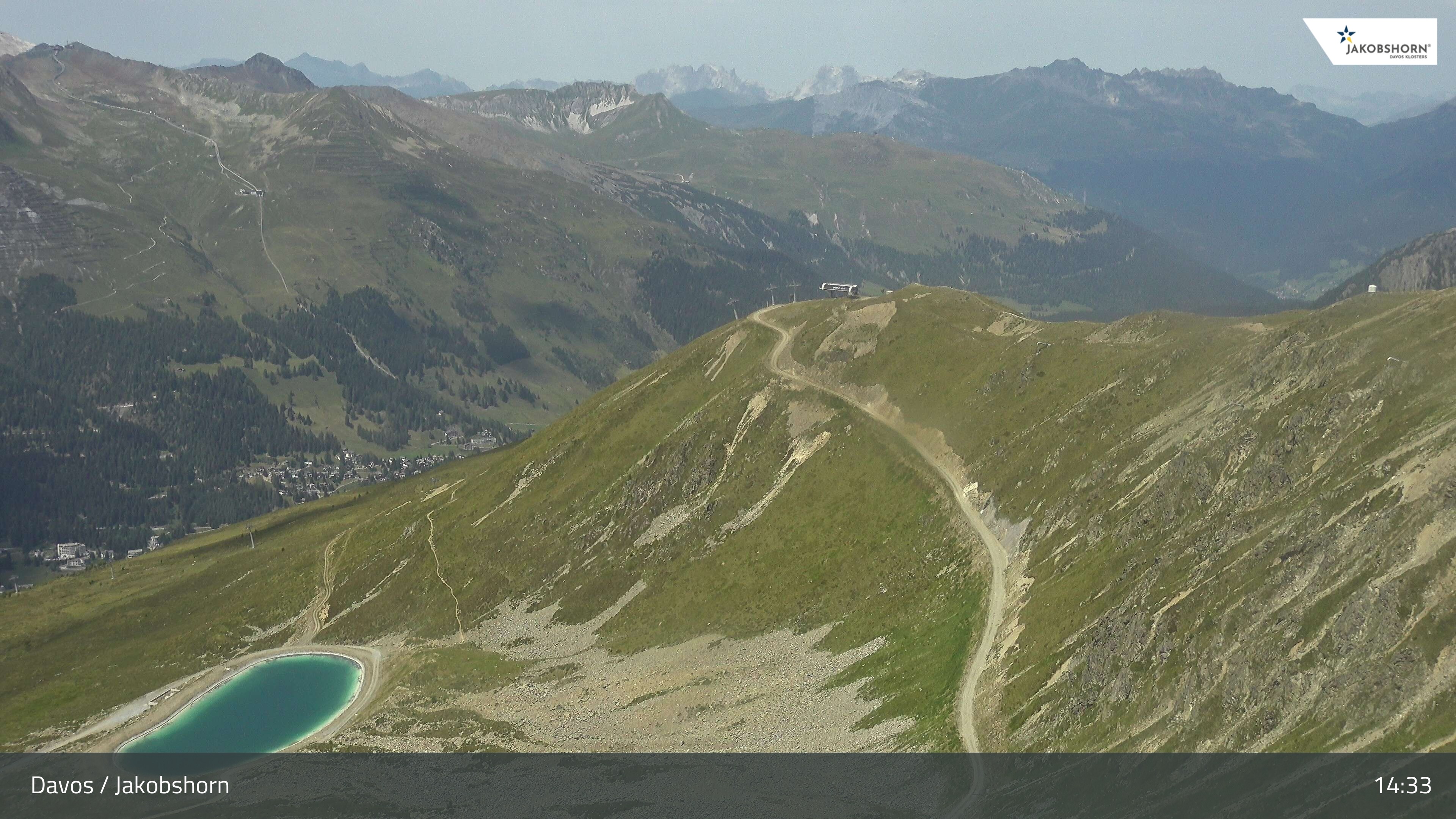 Archiv Foto Webcam Jakobshorn - Blick Richtung Brämabüel