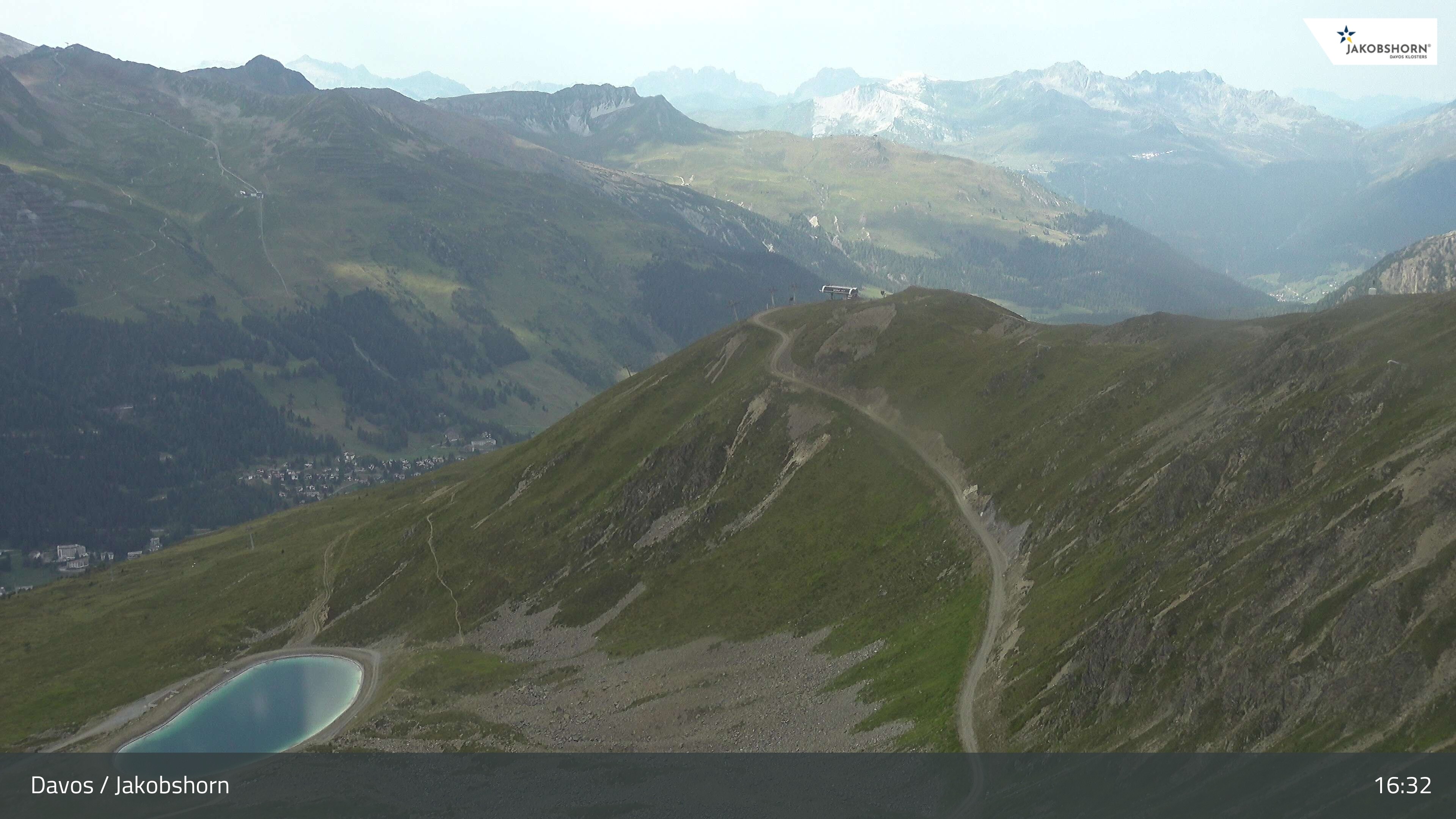 Archiv Foto Webcam Jakobshorn - Blick Richtung Brämabüel