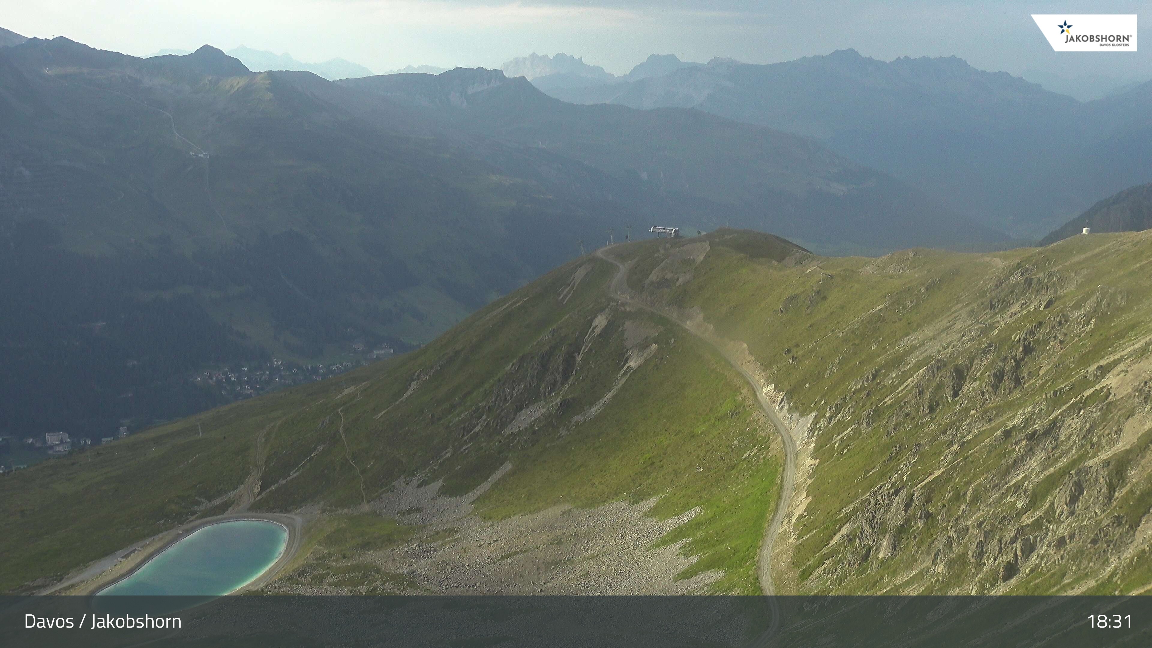 Archiv Foto Webcam Jakobshorn - Blick Richtung Brämabüel