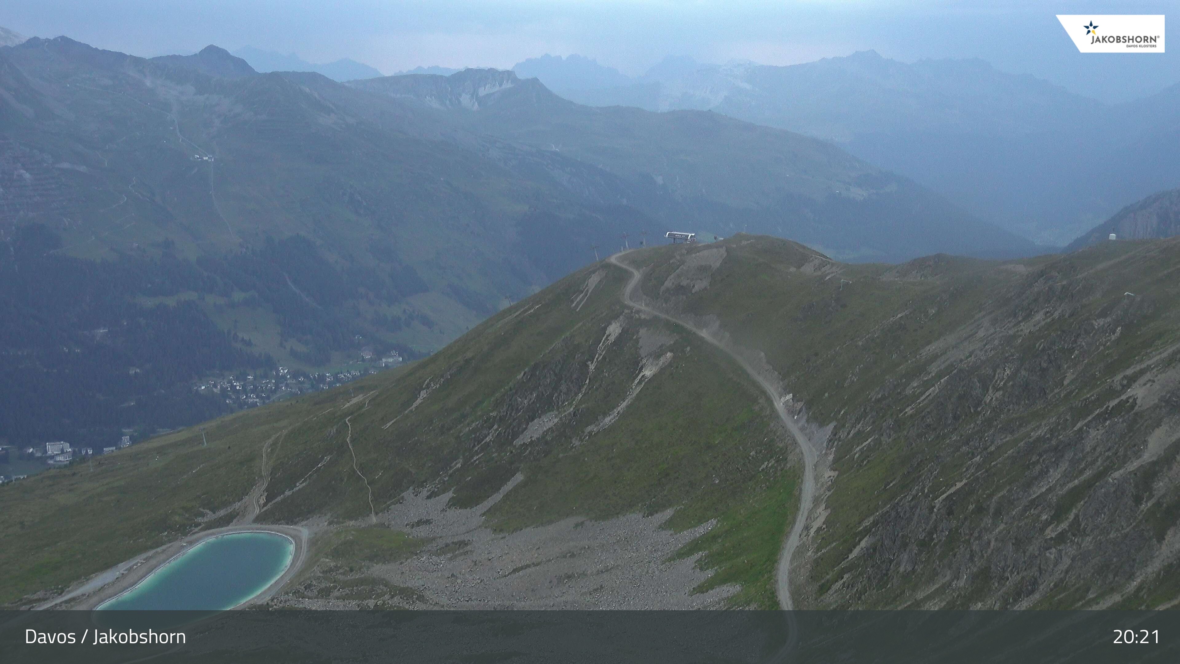 Archiv Foto Webcam Jakobshorn - Blick Richtung Brämabüel