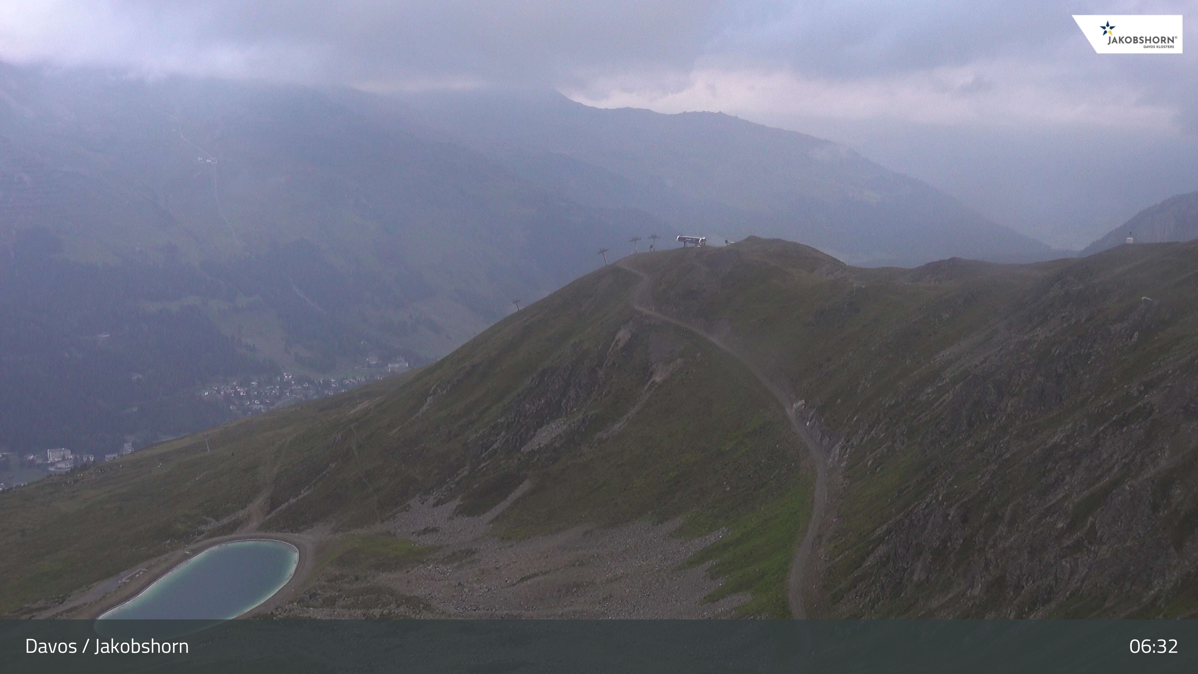Archiv Foto Webcam Jakobshorn - Blick Richtung Brämabüel
