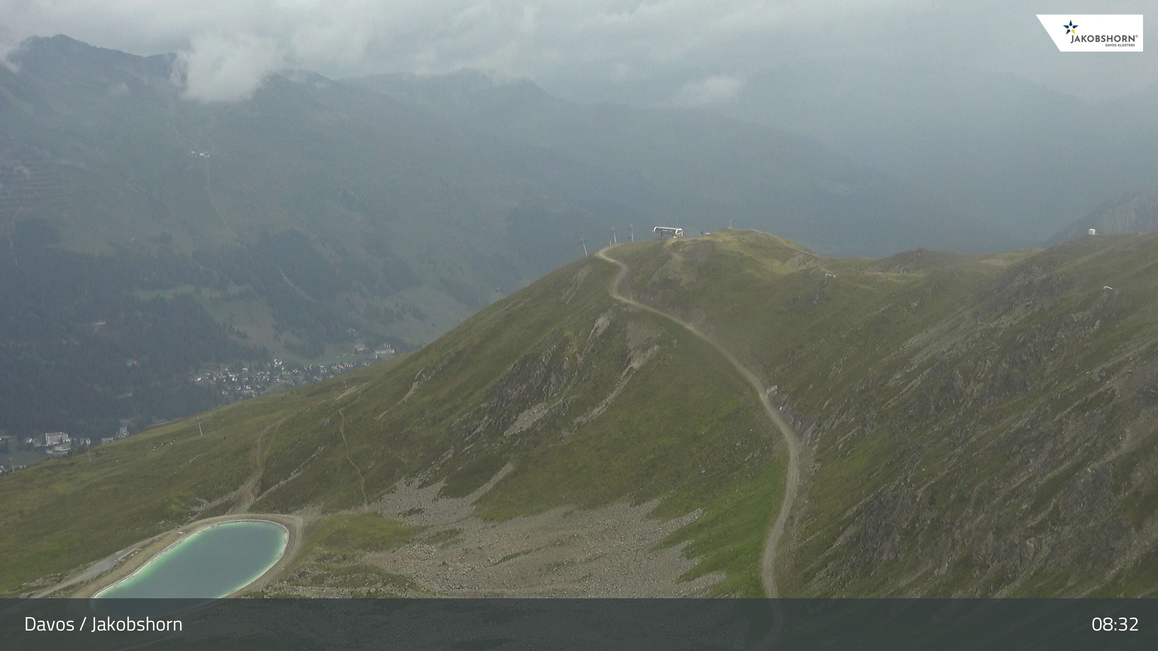 Archiv Foto Webcam Jakobshorn - Blick Richtung Brämabüel