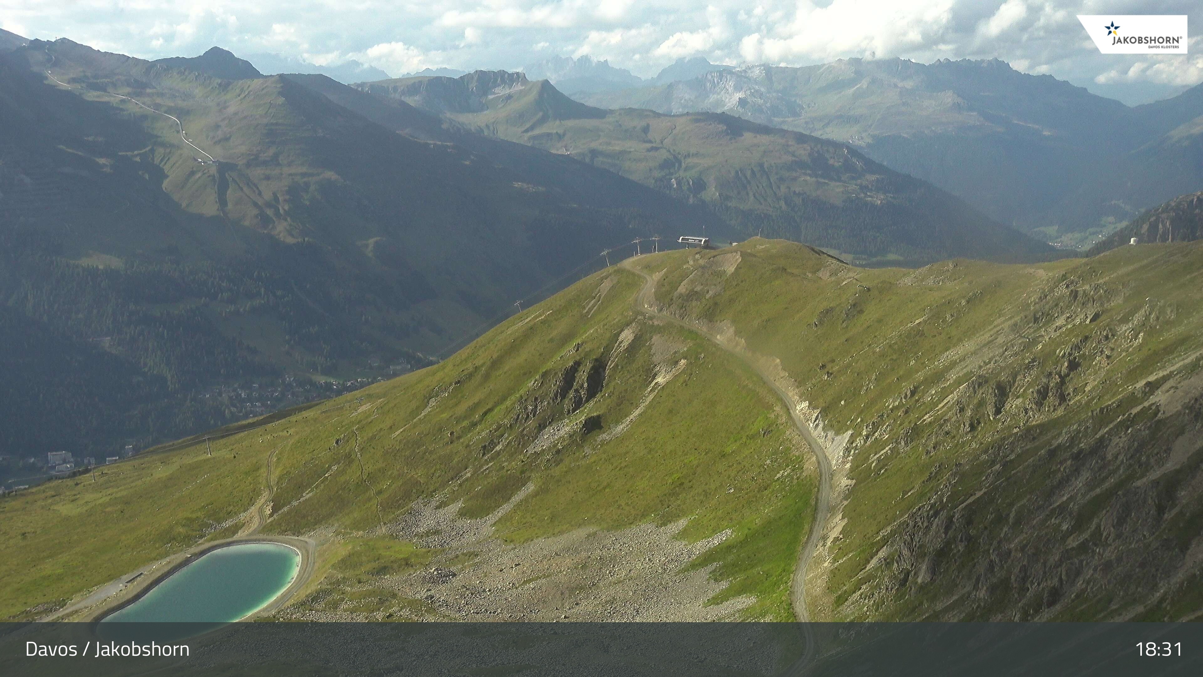 Archived image Webcam Jakobshorn - View to Brämabüel