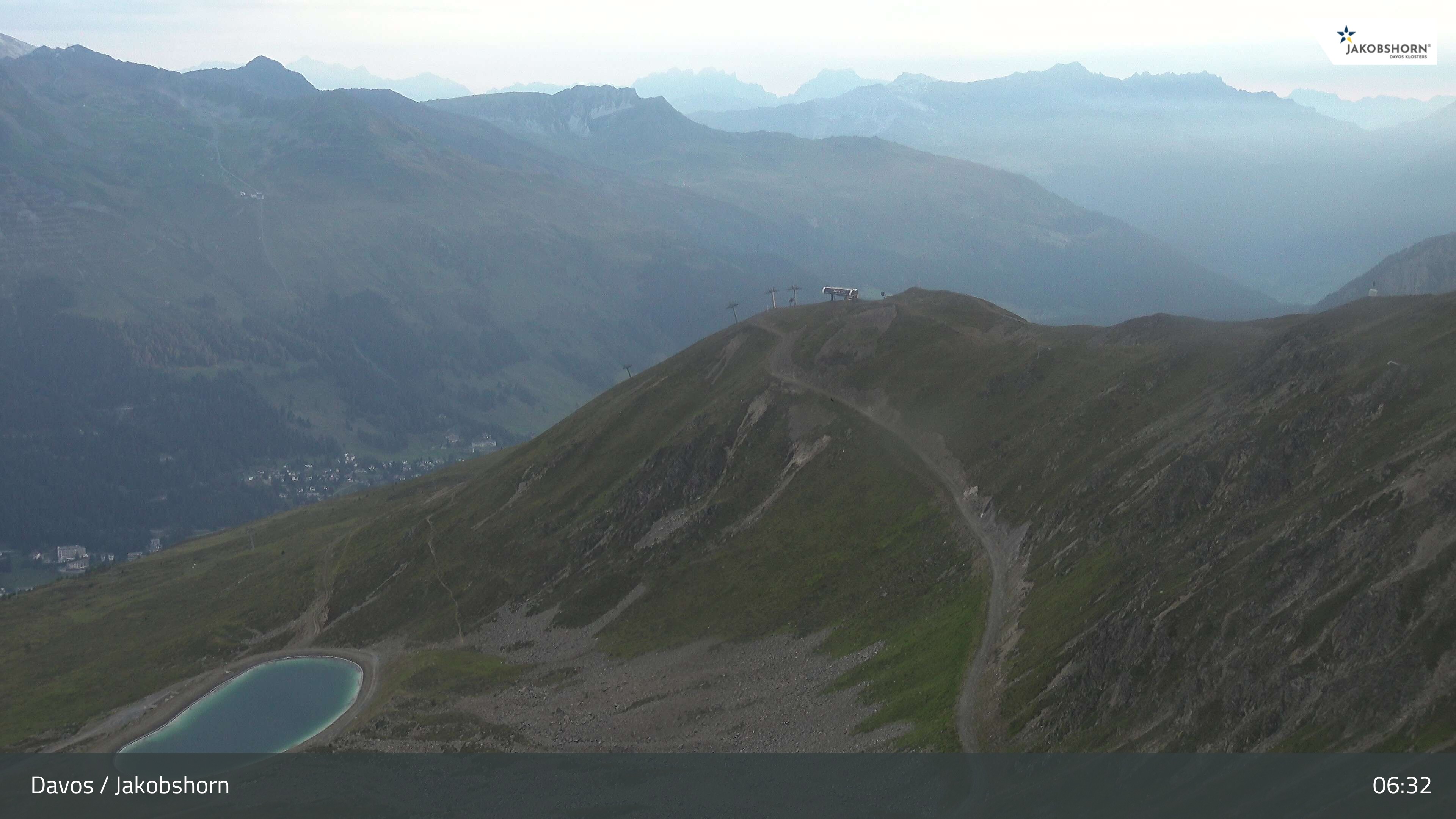 Archiv Foto Webcam Jakobshorn - Blick Richtung Brämabüel