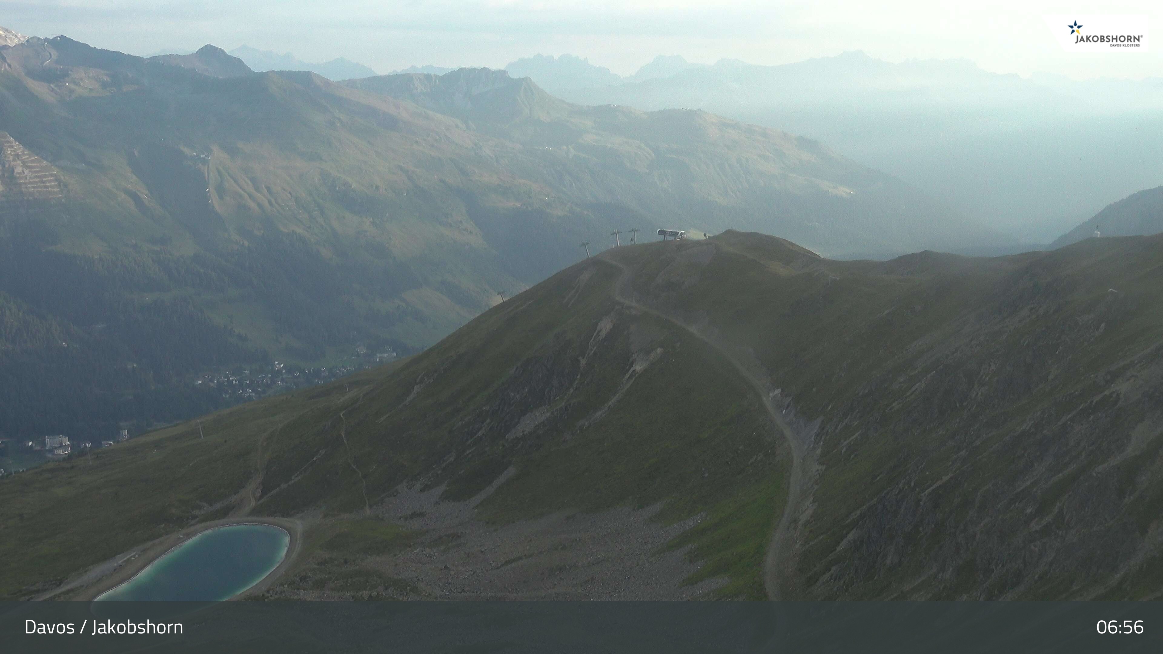 Archiv Foto Webcam Jakobshorn - Blick Richtung Brämabüel
