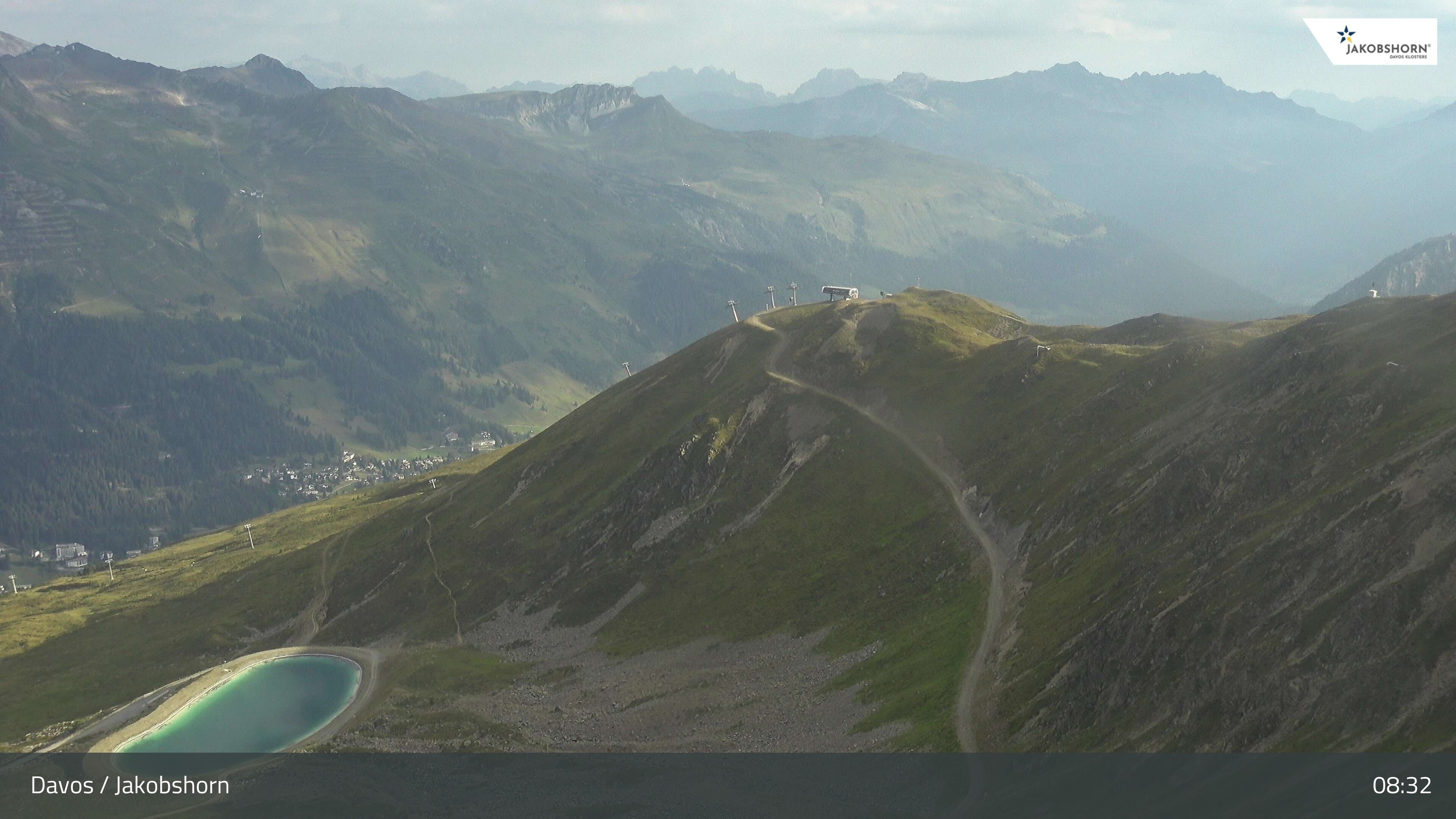 Archiv Foto Webcam Jakobshorn - Blick Richtung Brämabüel