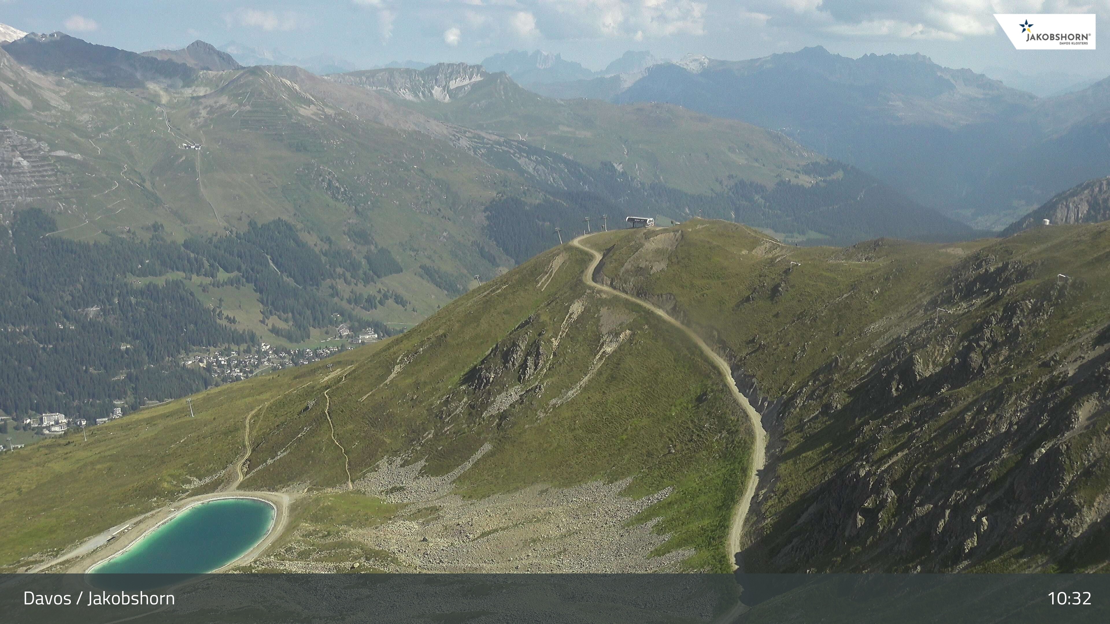 Archiv Foto Webcam Jakobshorn - Blick Richtung Brämabüel