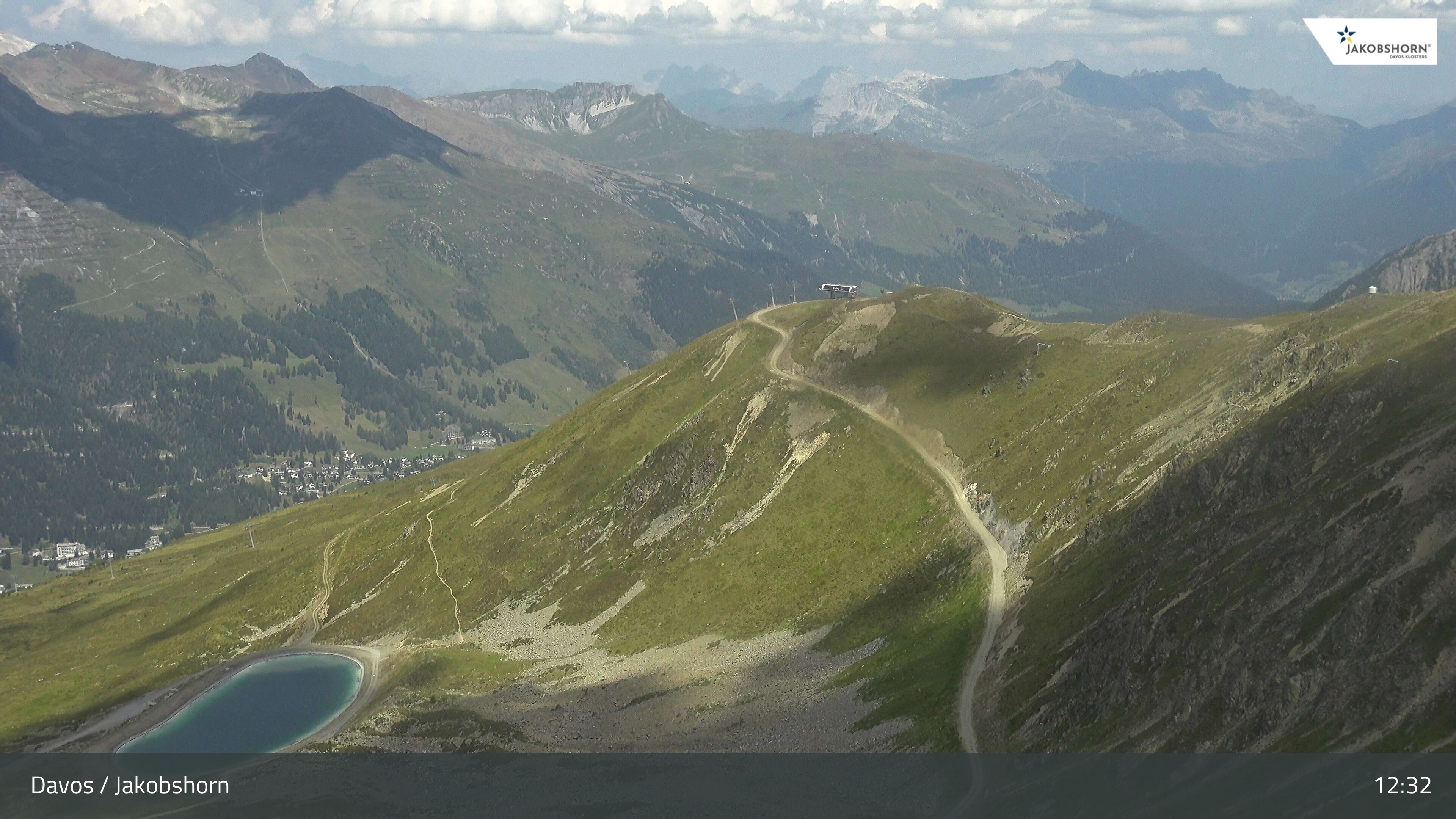 Archiv Foto Webcam Jakobshorn - Blick Richtung Brämabüel