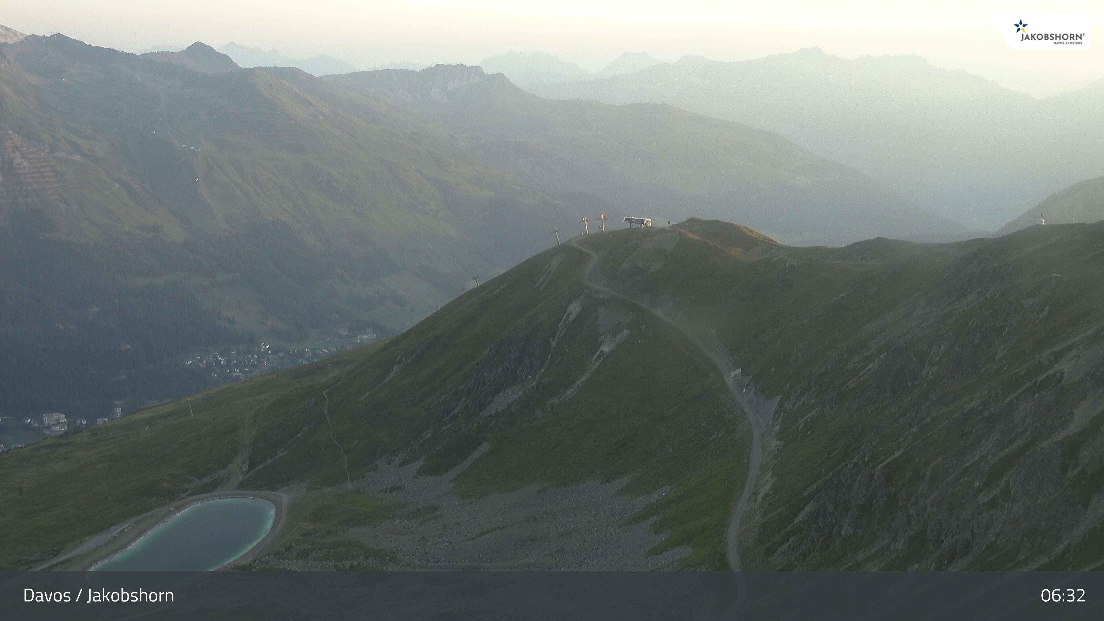 Archiv Foto Webcam Jakobshorn - Blick Richtung Brämabüel