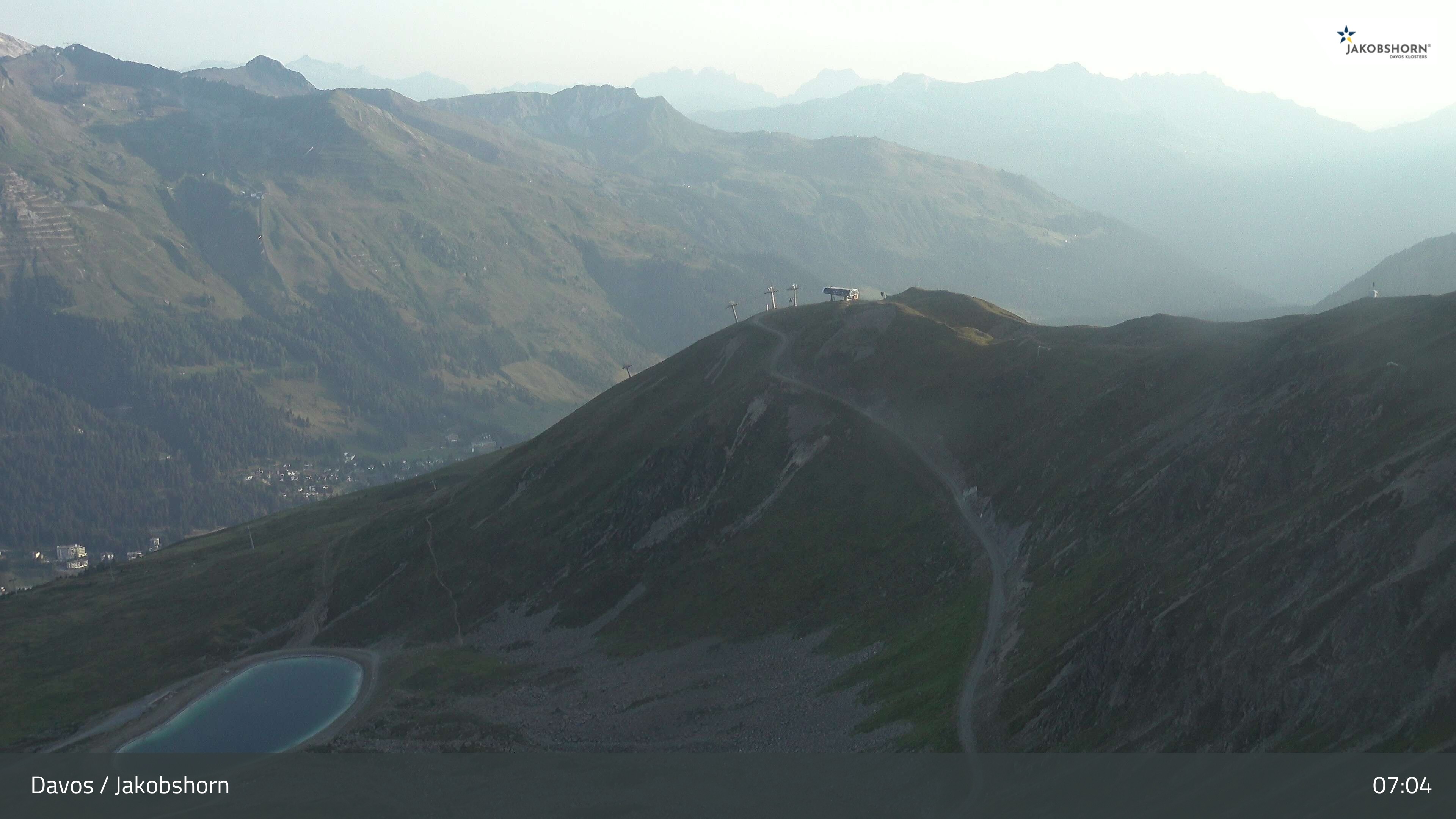 Archiv Foto Webcam Jakobshorn - Blick Richtung Brämabüel