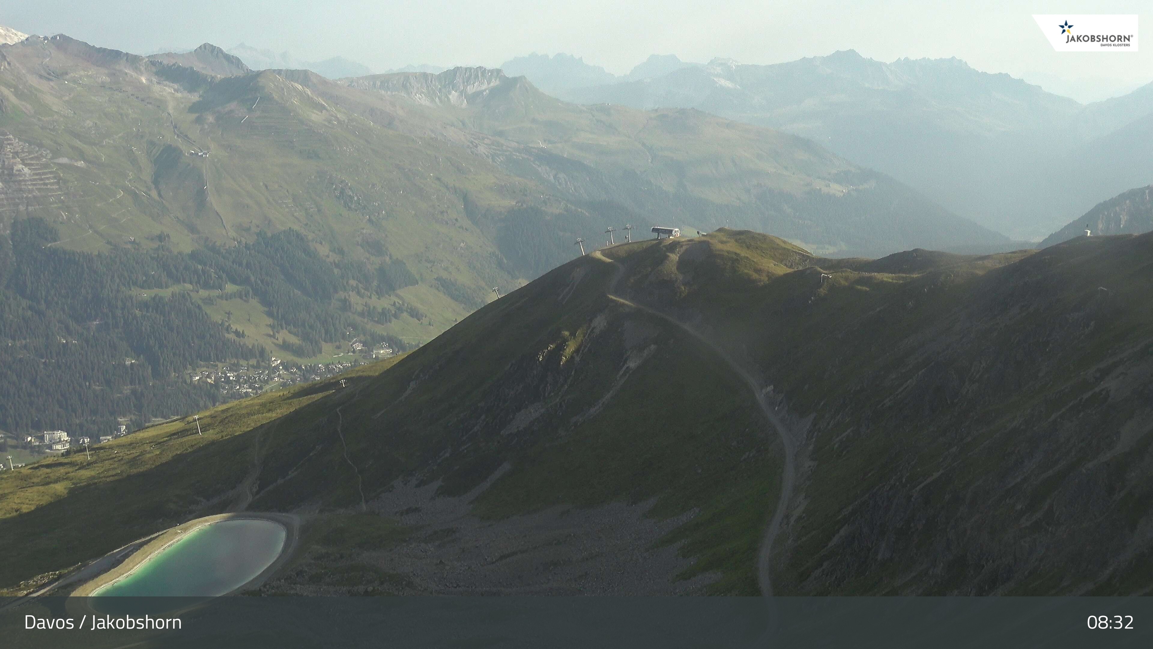 Archiv Foto Webcam Jakobshorn - Blick Richtung Brämabüel