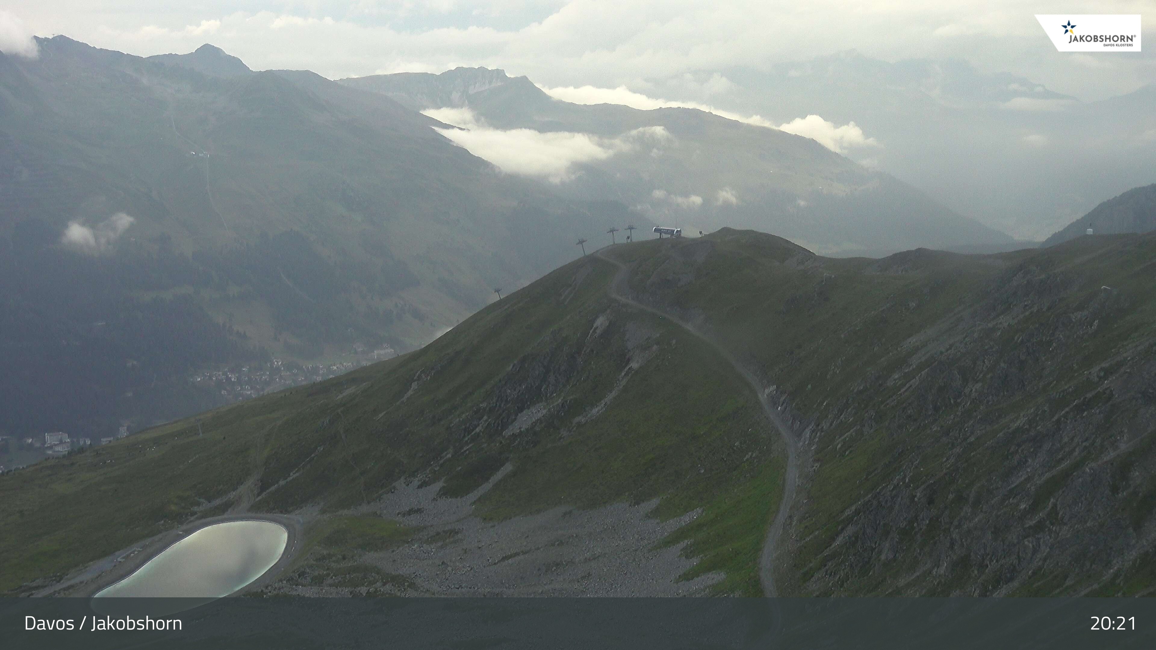 Archiv Foto Webcam Jakobshorn - Blick Richtung Brämabüel
