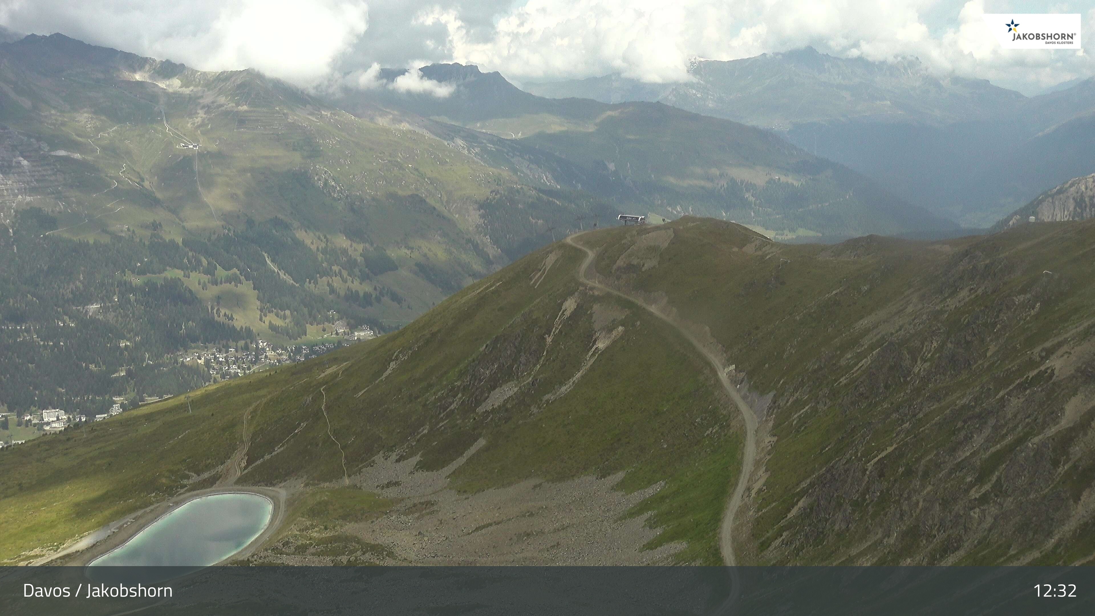 Archiv Foto Webcam Jakobshorn - Blick Richtung Brämabüel