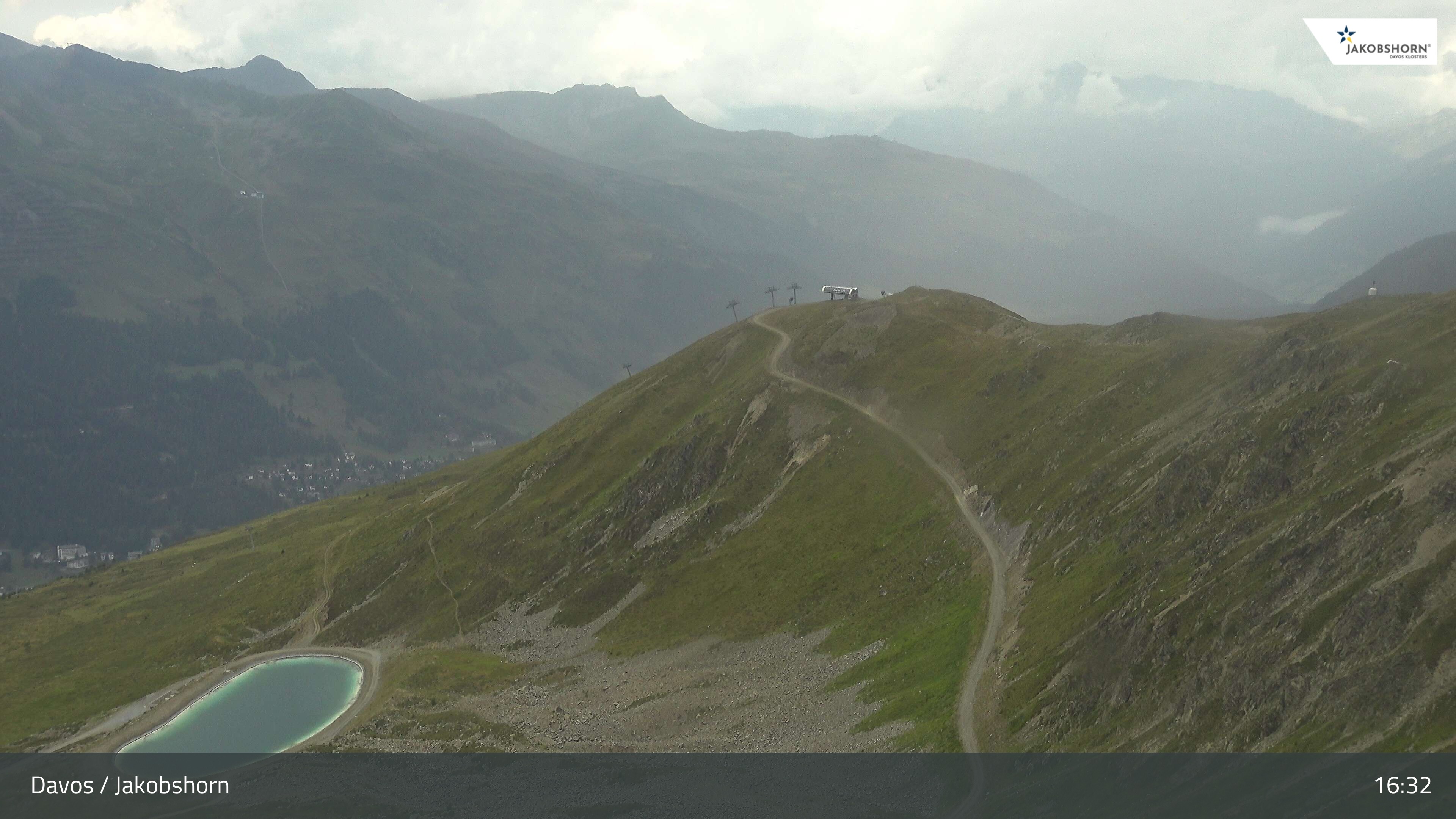Archiv Foto Webcam Jakobshorn - Blick Richtung Brämabüel