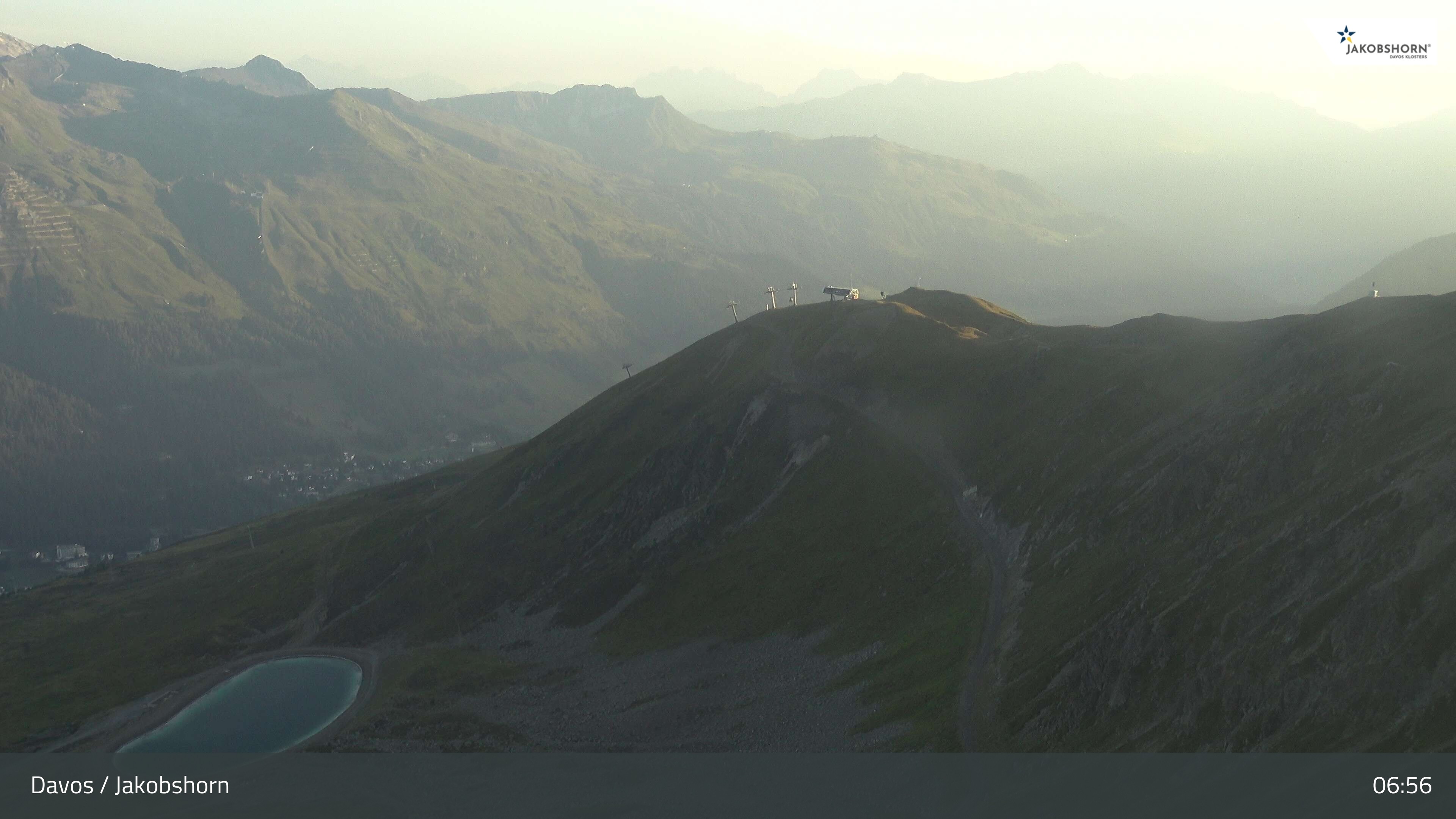 Archiv Foto Webcam Jakobshorn - Blick Richtung Brämabüel