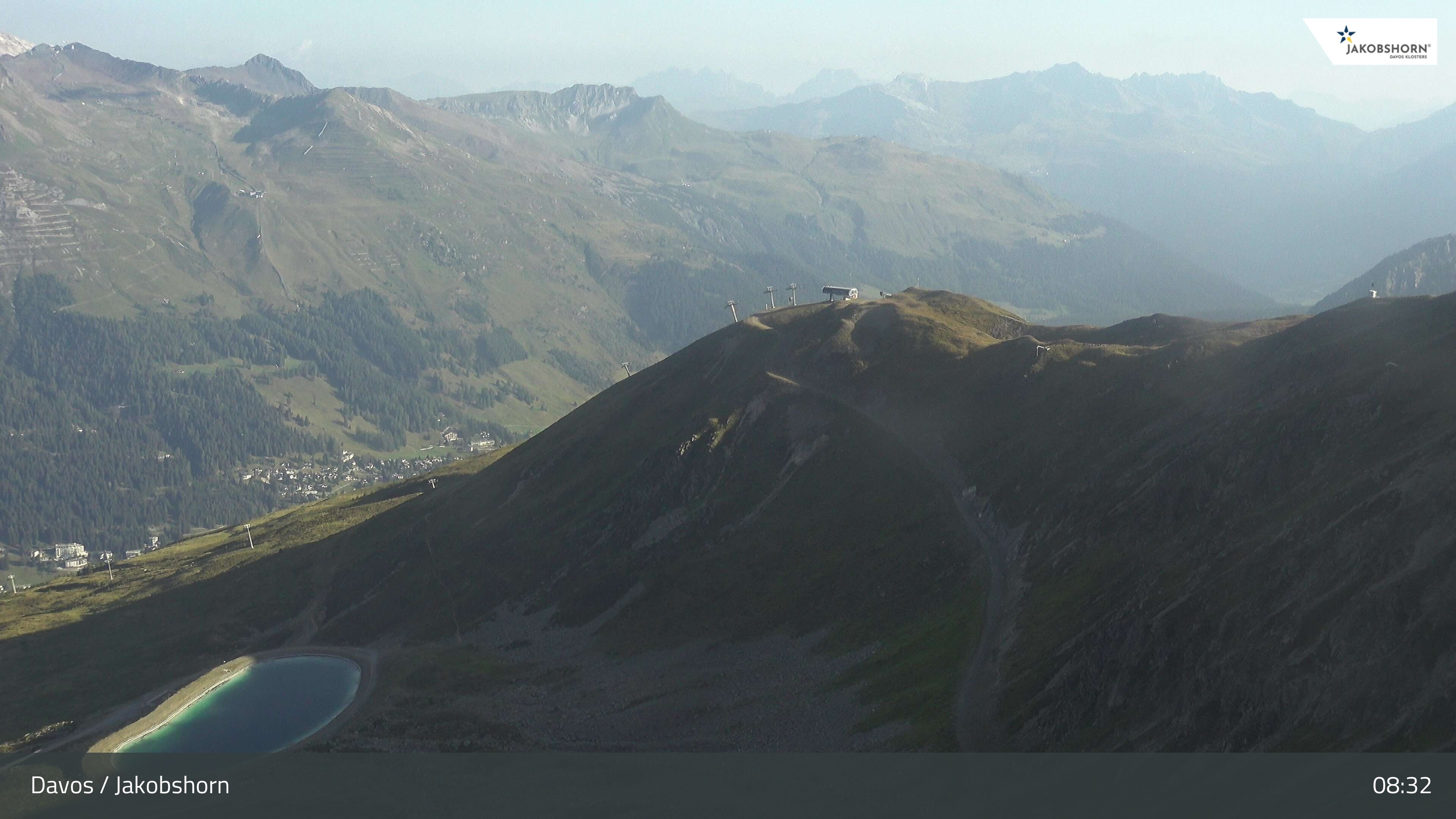 Archiv Foto Webcam Jakobshorn - Blick Richtung Brämabüel
