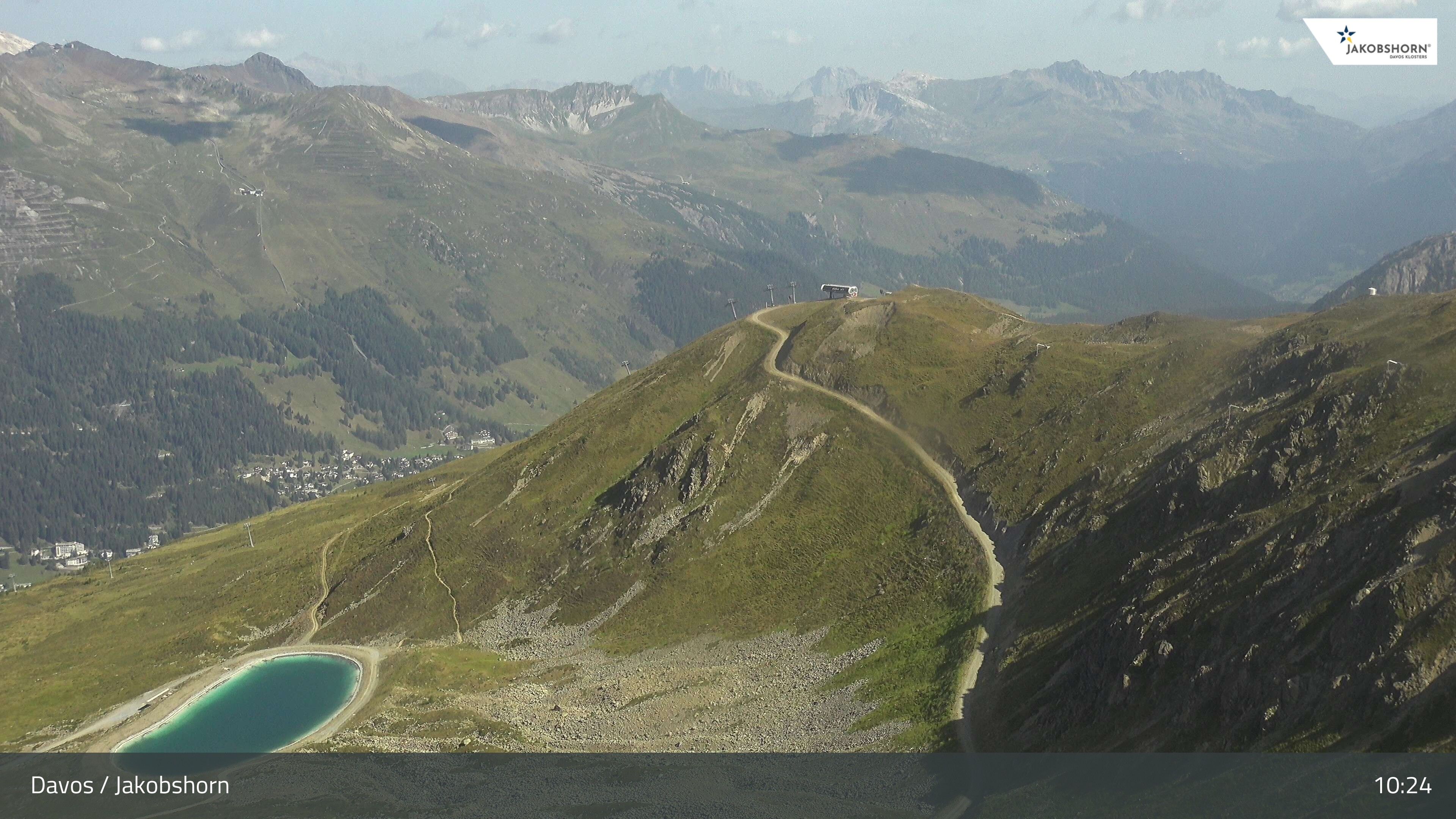 Archiv Foto Webcam Jakobshorn - Blick Richtung Brämabüel