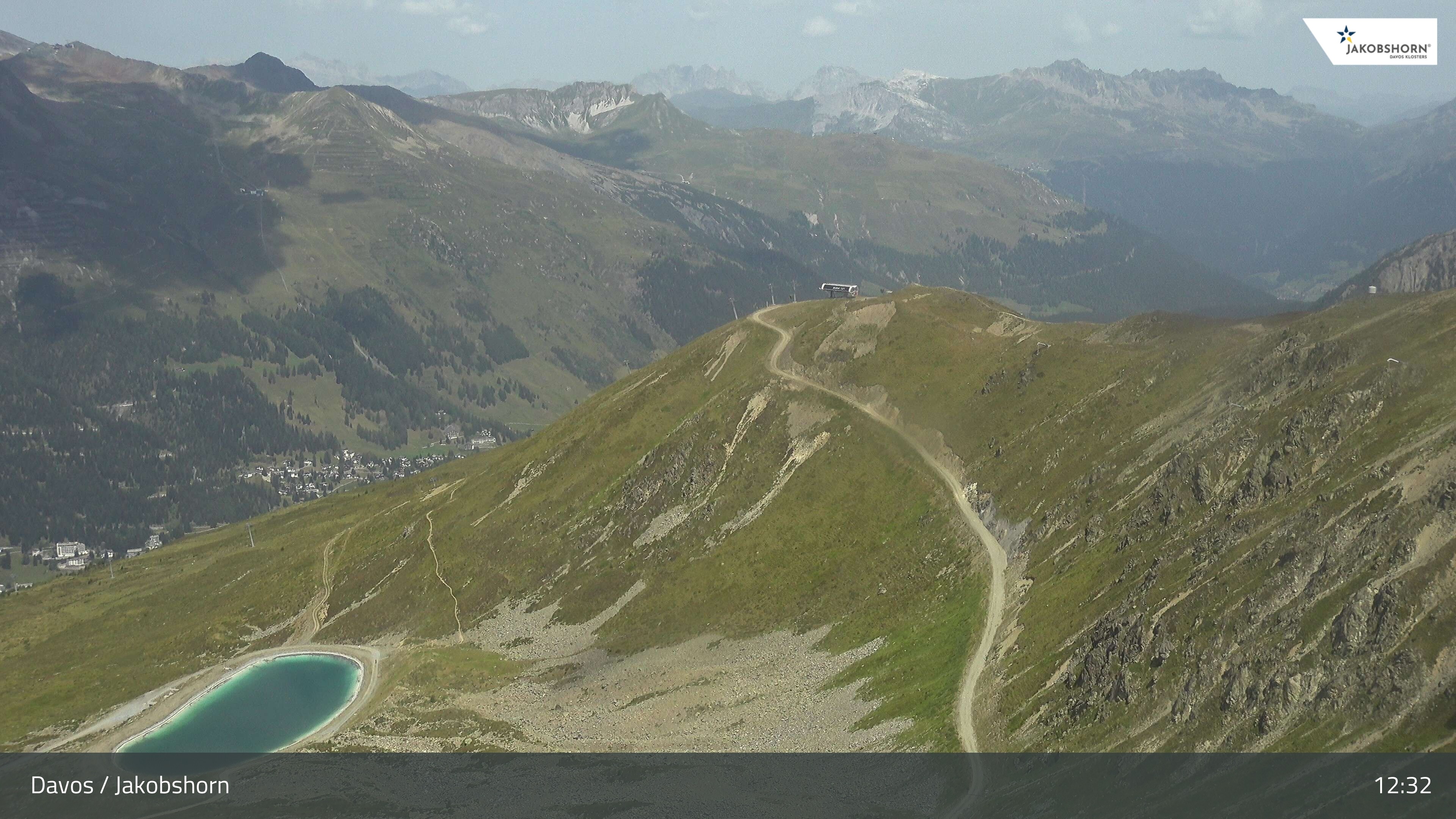 Archiv Foto Webcam Jakobshorn - Blick Richtung Brämabüel