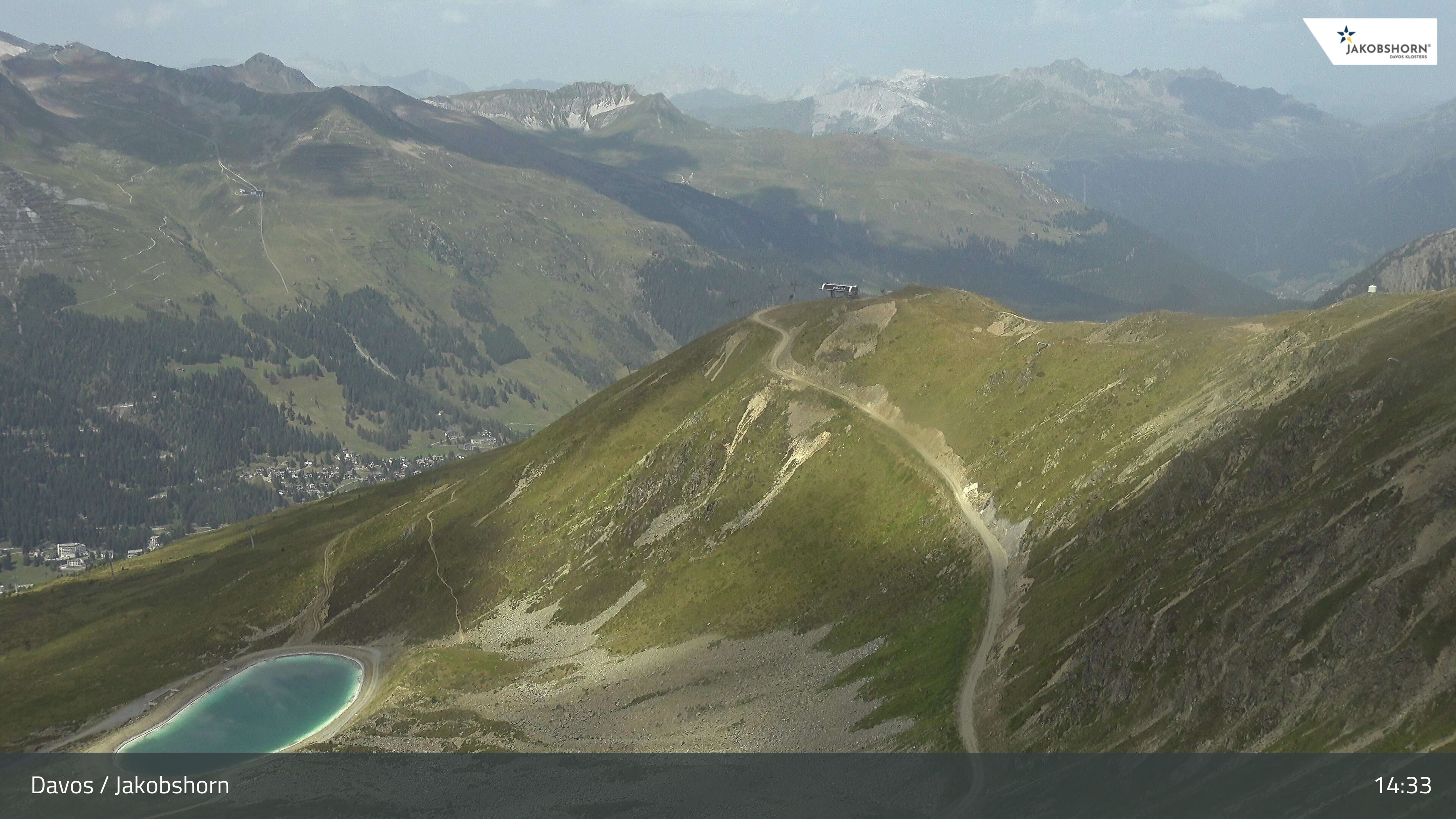Archiv Foto Webcam Jakobshorn - Blick Richtung Brämabüel