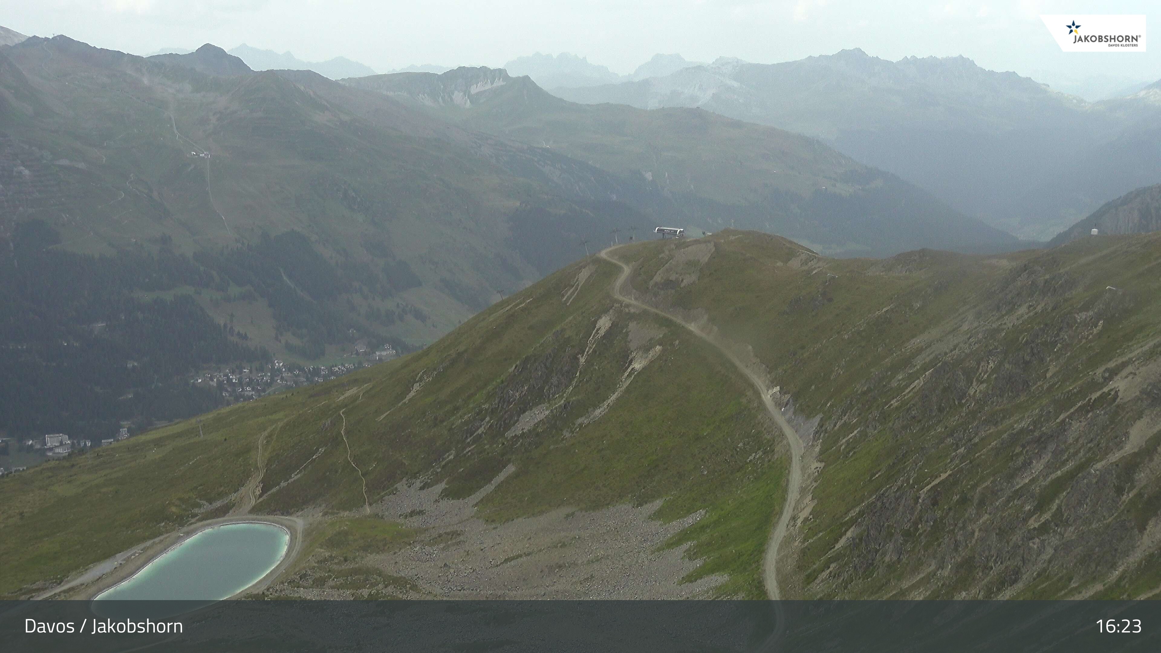 Archiv Foto Webcam Jakobshorn - Blick Richtung Brämabüel