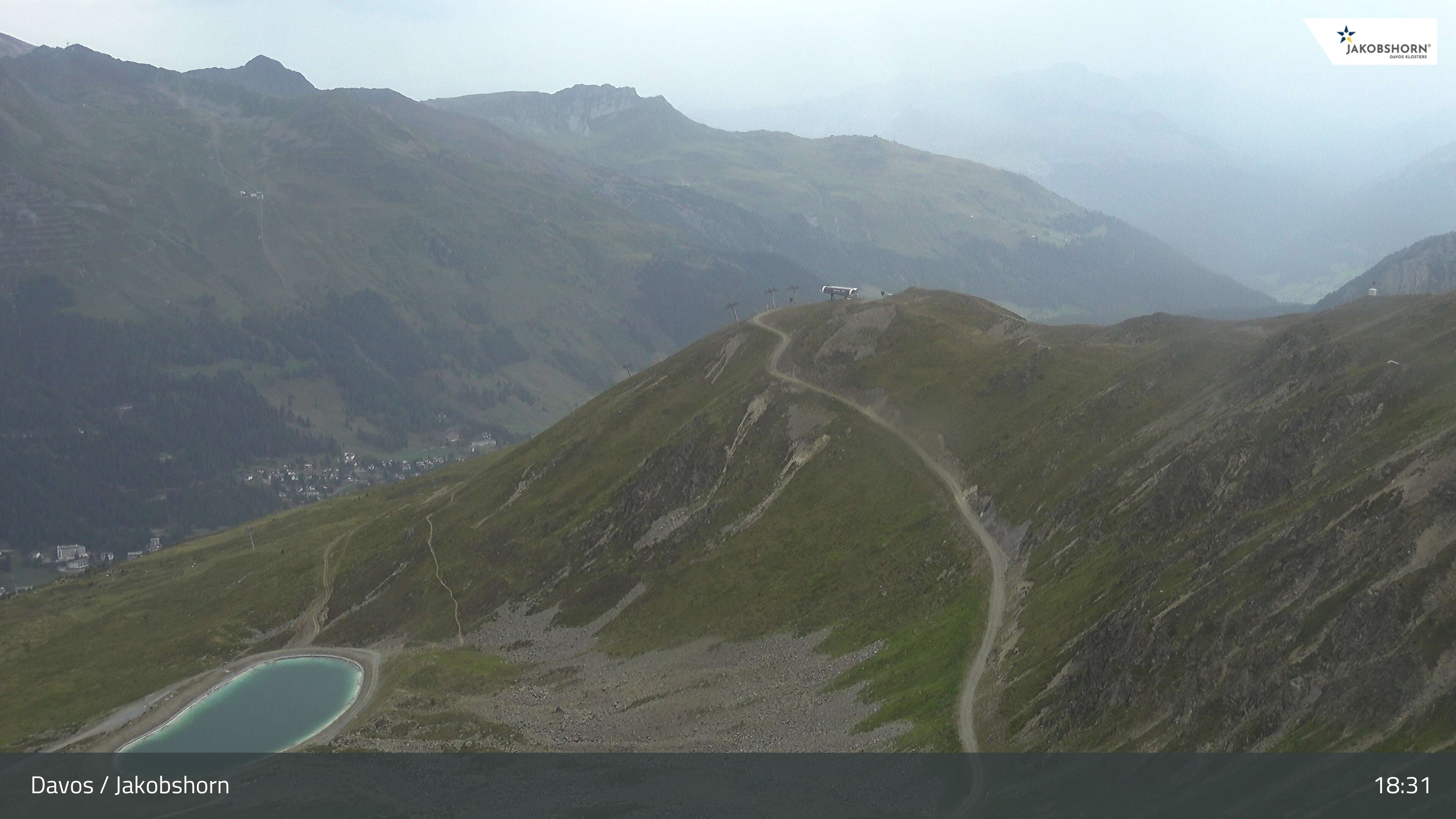 Archiv Foto Webcam Jakobshorn - Blick Richtung Brämabüel