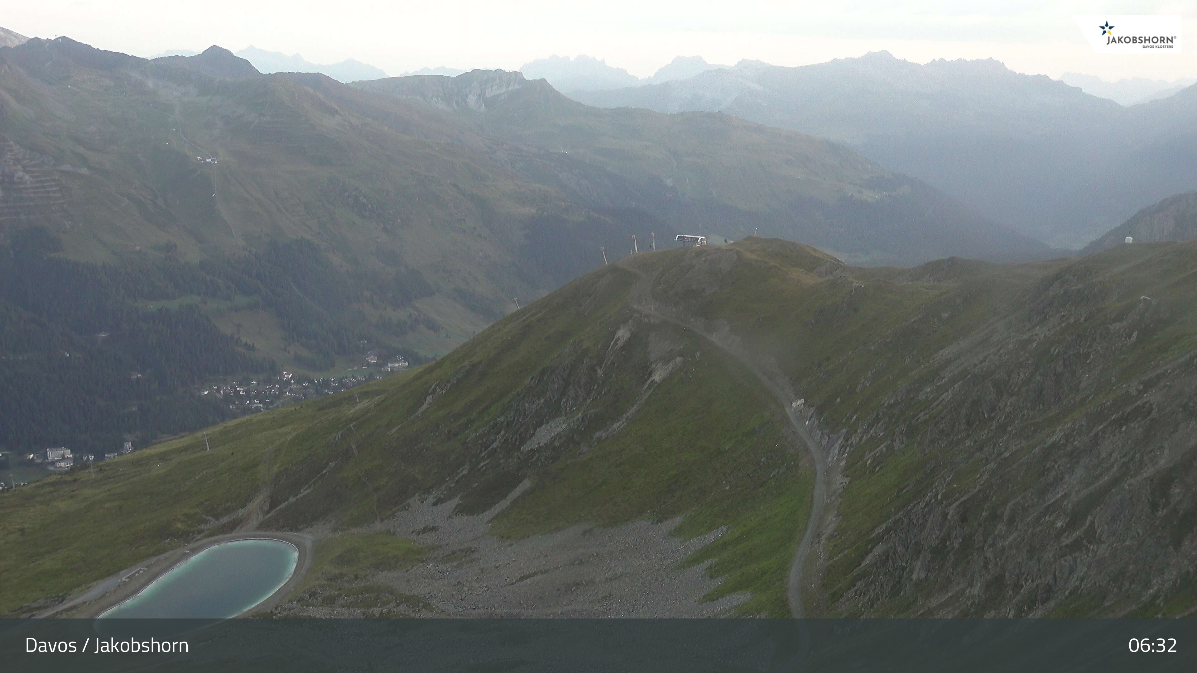 Archiv Foto Webcam Jakobshorn - Blick Richtung Brämabüel