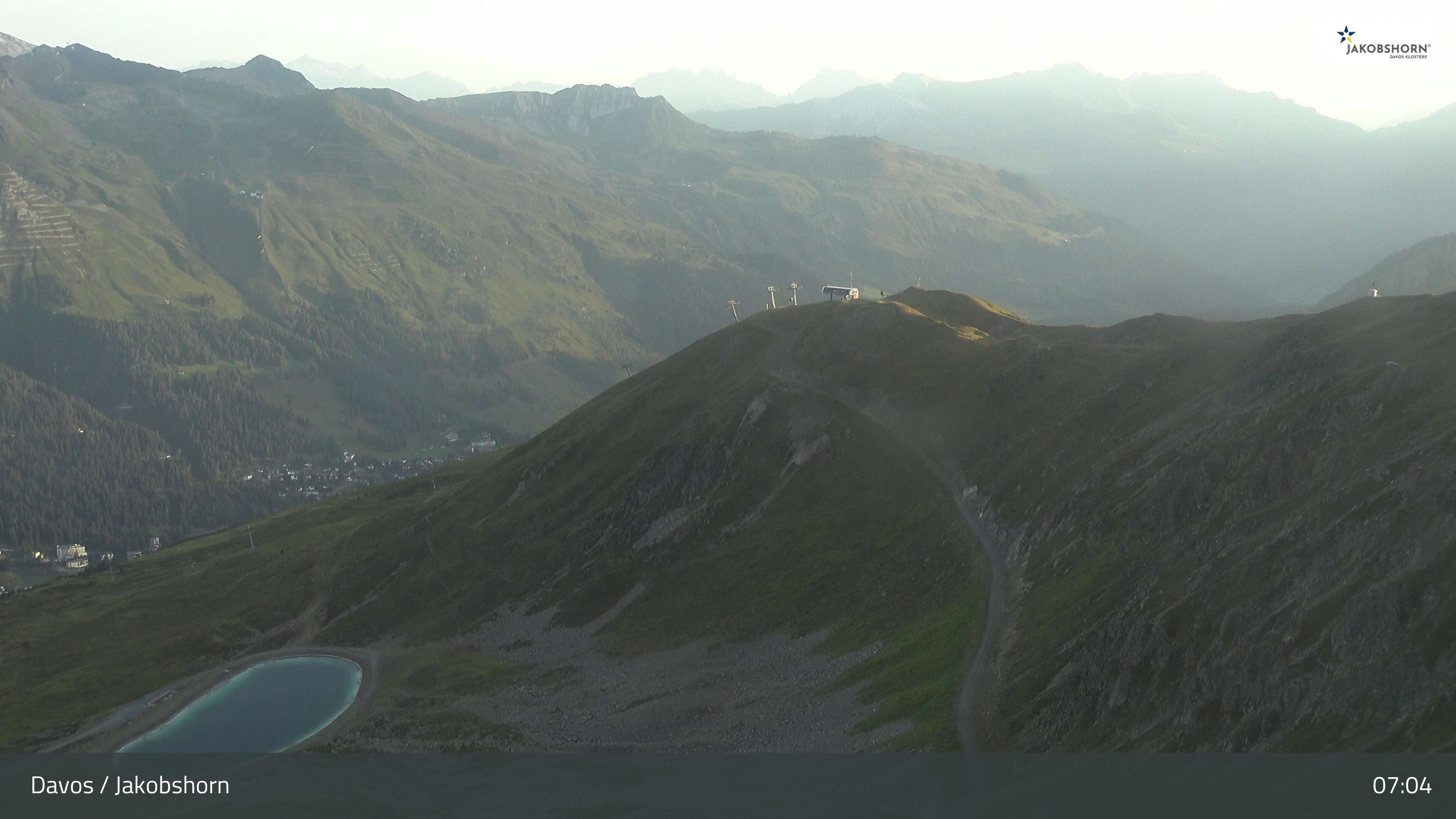 Archiv Foto Webcam Jakobshorn - Blick Richtung Brämabüel