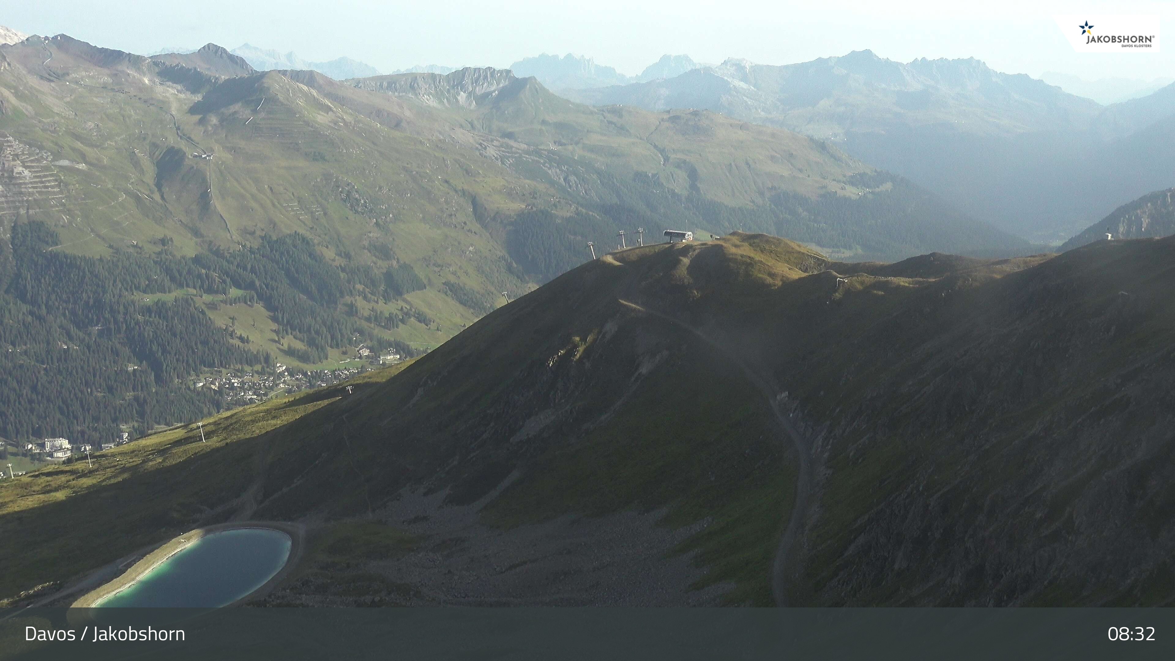 Archiv Foto Webcam Jakobshorn - Blick Richtung Brämabüel