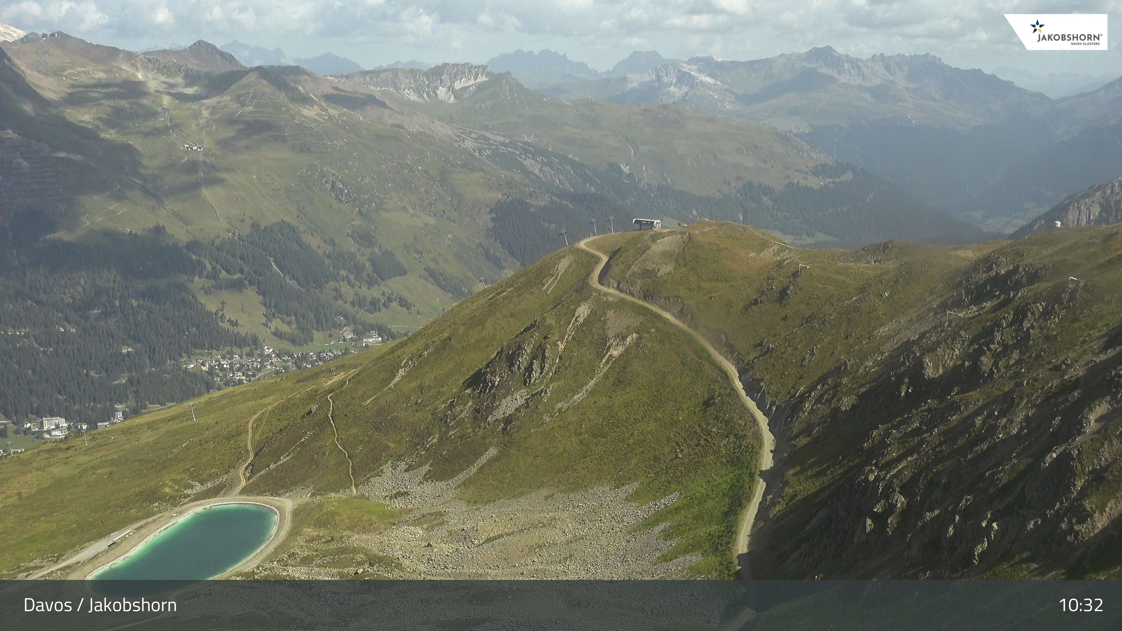 Archiv Foto Webcam Jakobshorn - Blick Richtung Brämabüel
