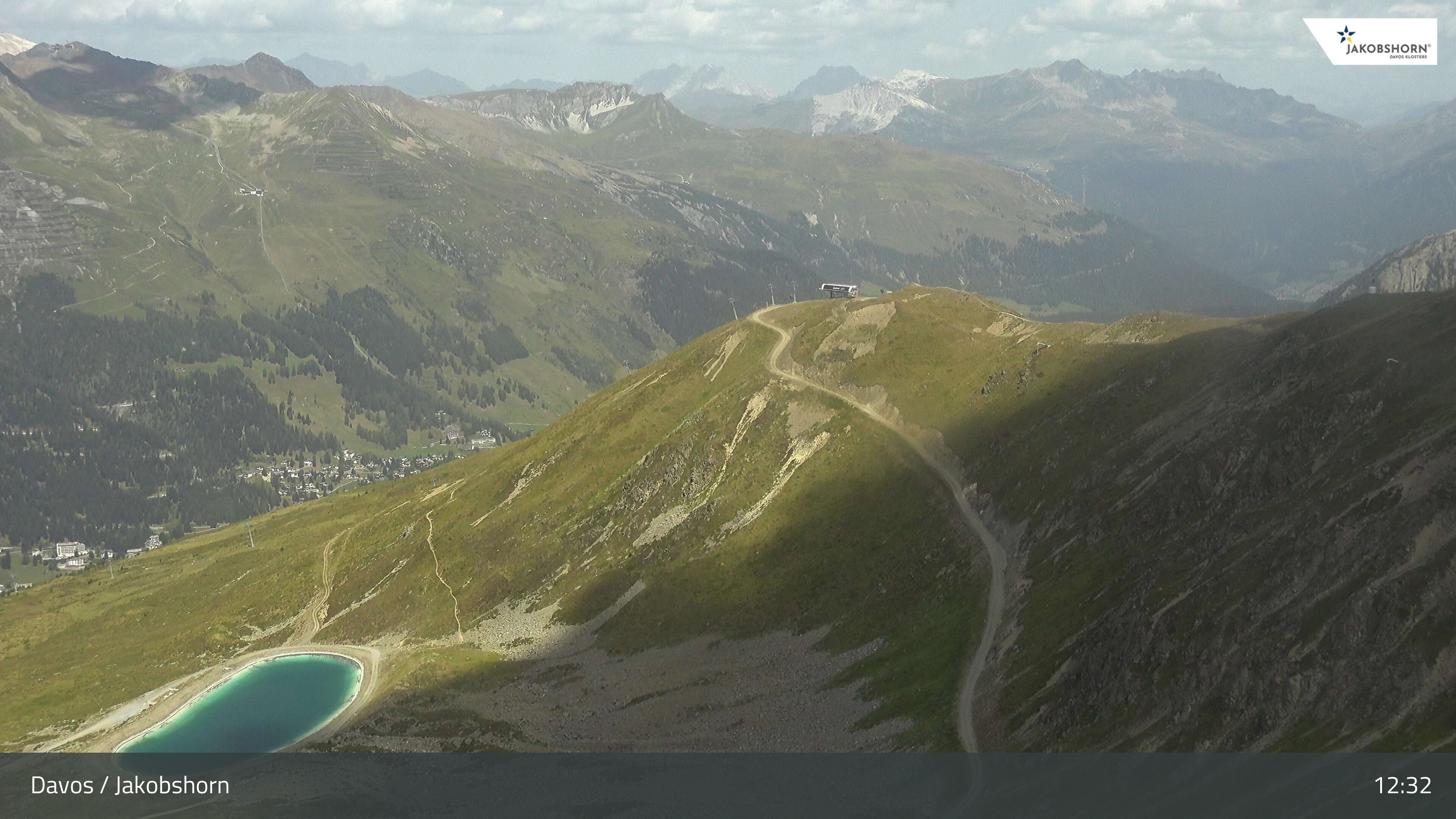 Archiv Foto Webcam Jakobshorn - Blick Richtung Brämabüel