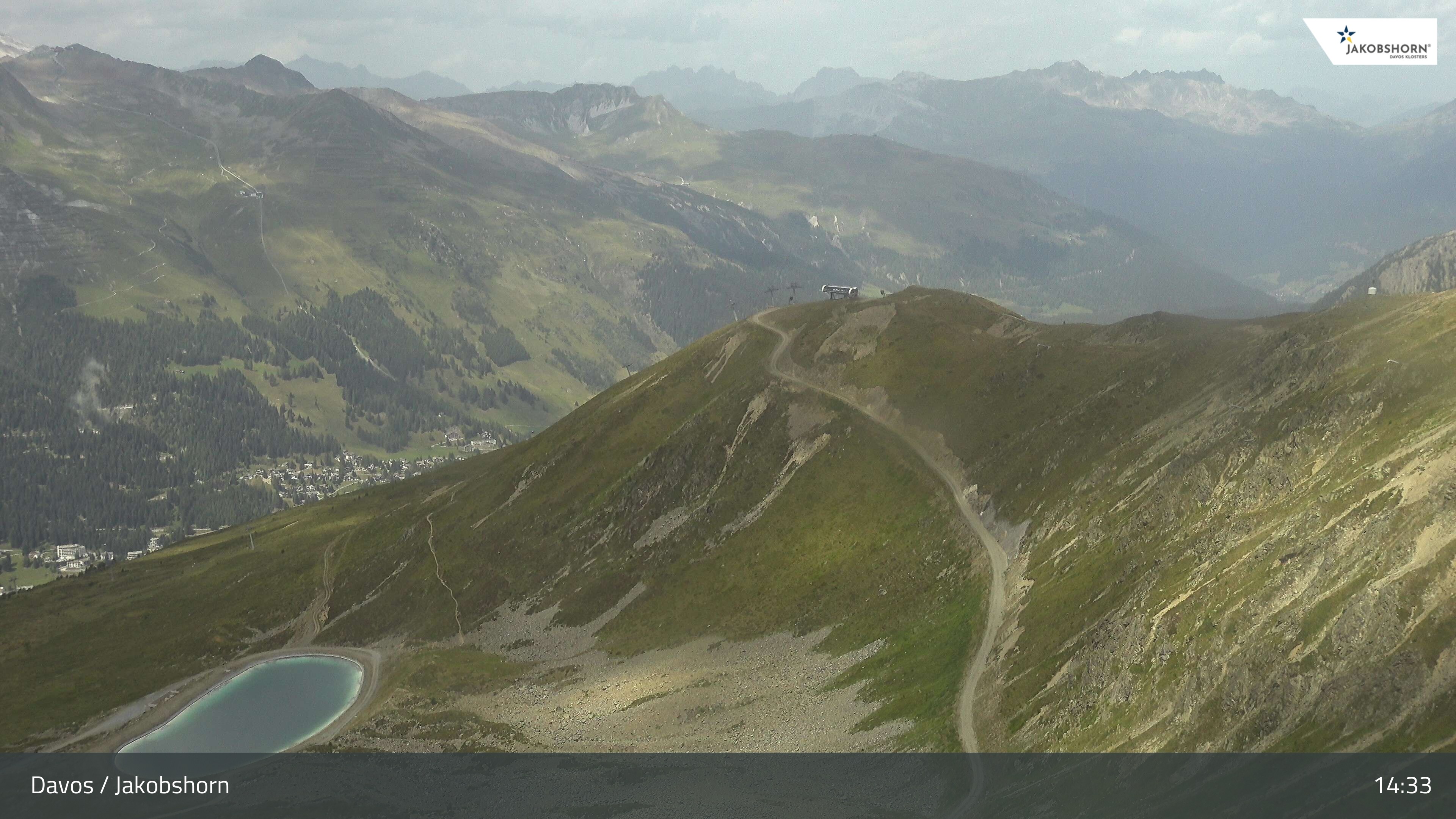 Archiv Foto Webcam Jakobshorn - Blick Richtung Brämabüel