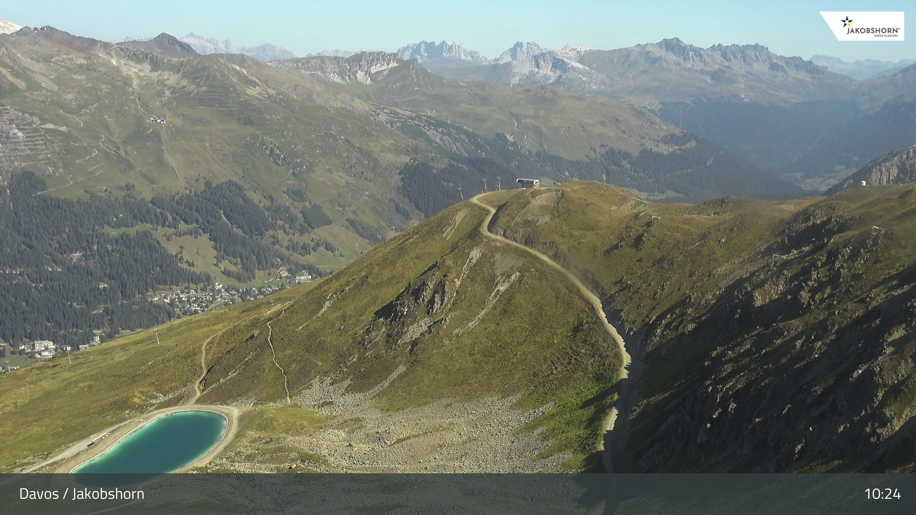 Archived image Webcam Jakobshorn - View to Brämabüel