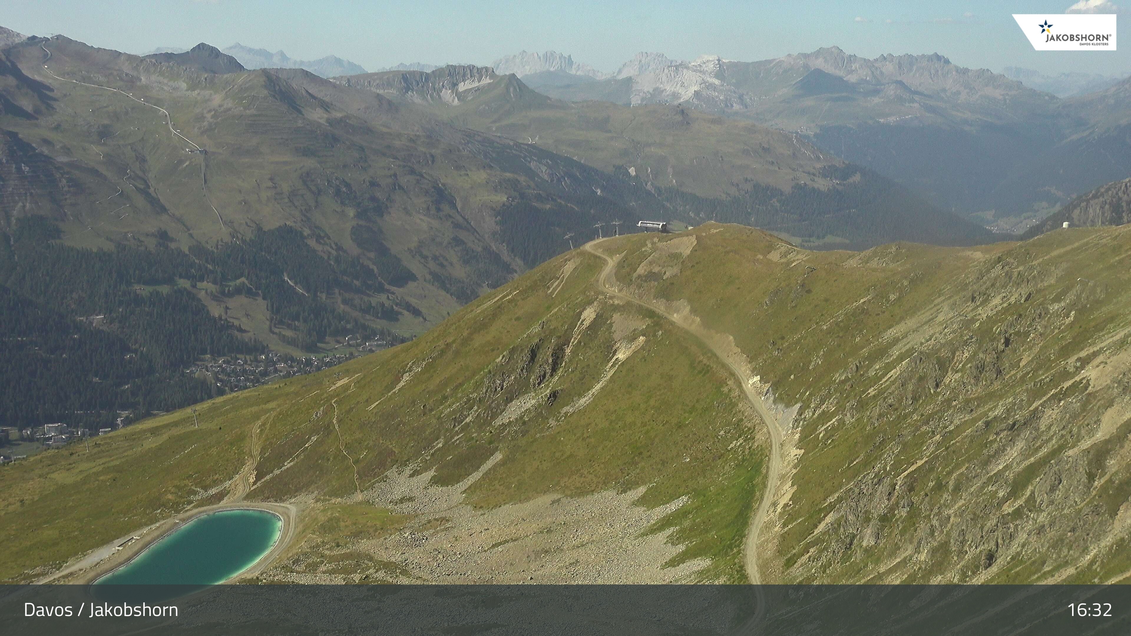 Archiv Foto Webcam Jakobshorn - Blick Richtung Brämabüel