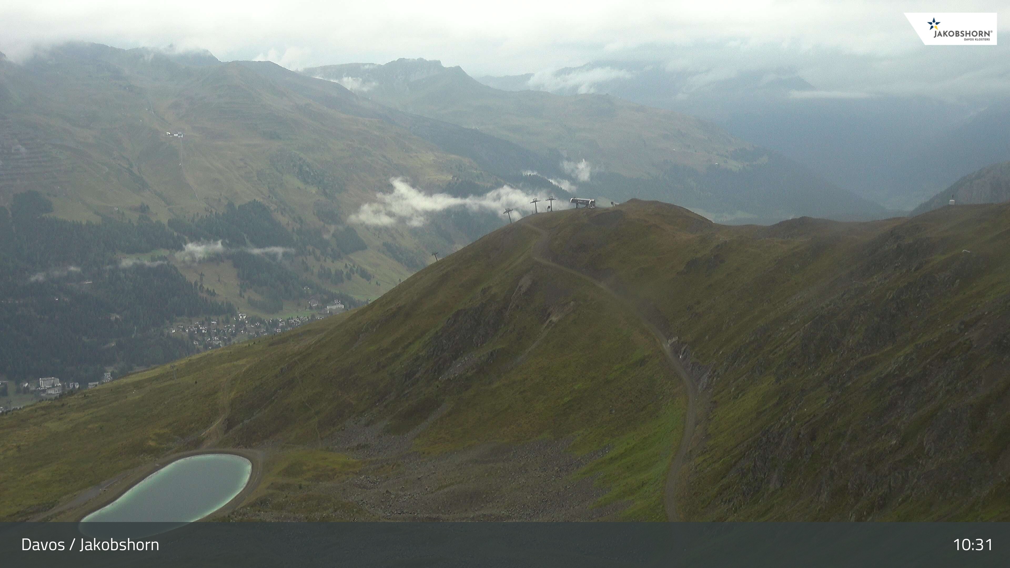 Archived image Webcam Jakobshorn - View to Brämabüel