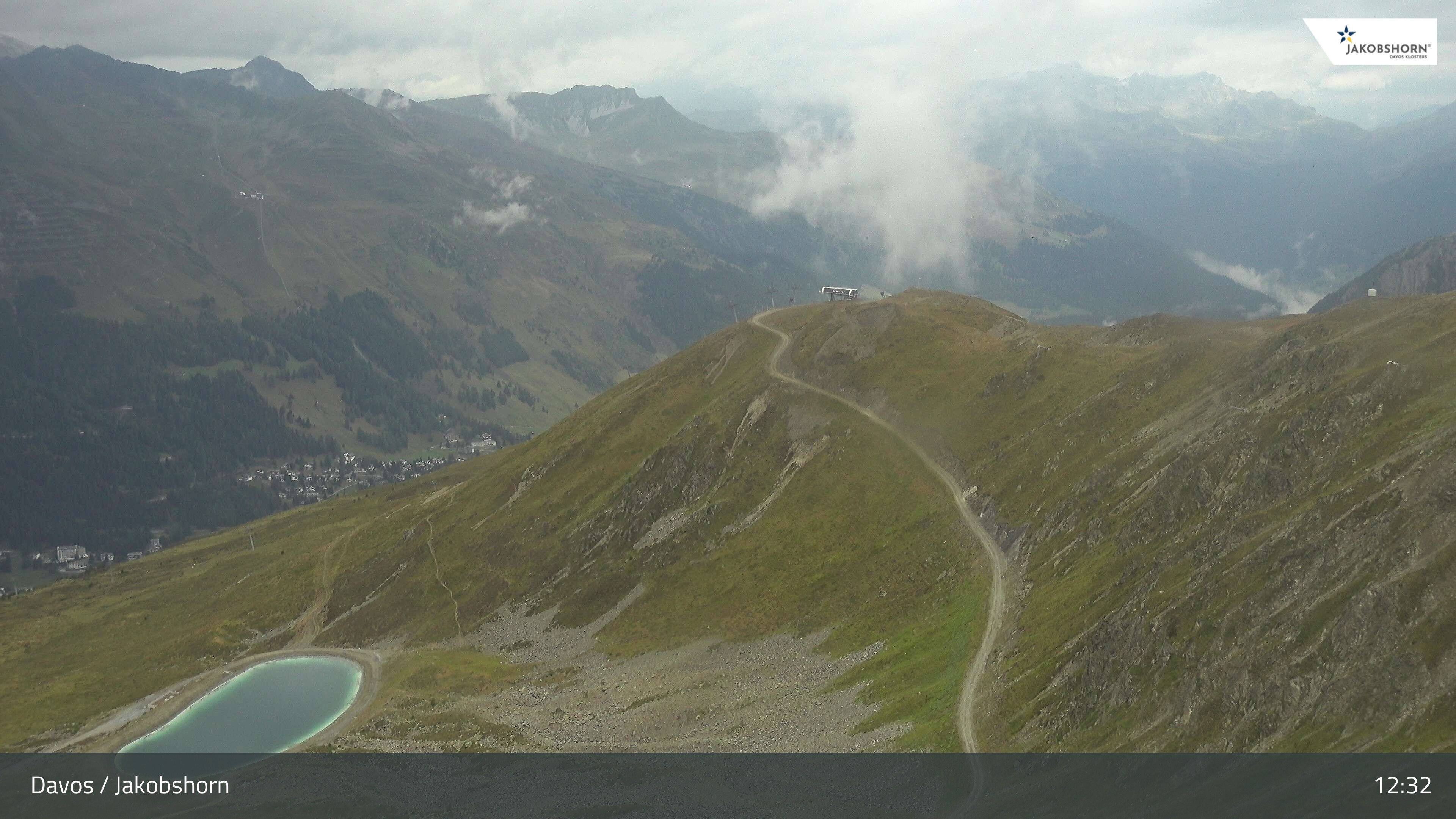 Archiv Foto Webcam Jakobshorn - Blick Richtung Brämabüel
