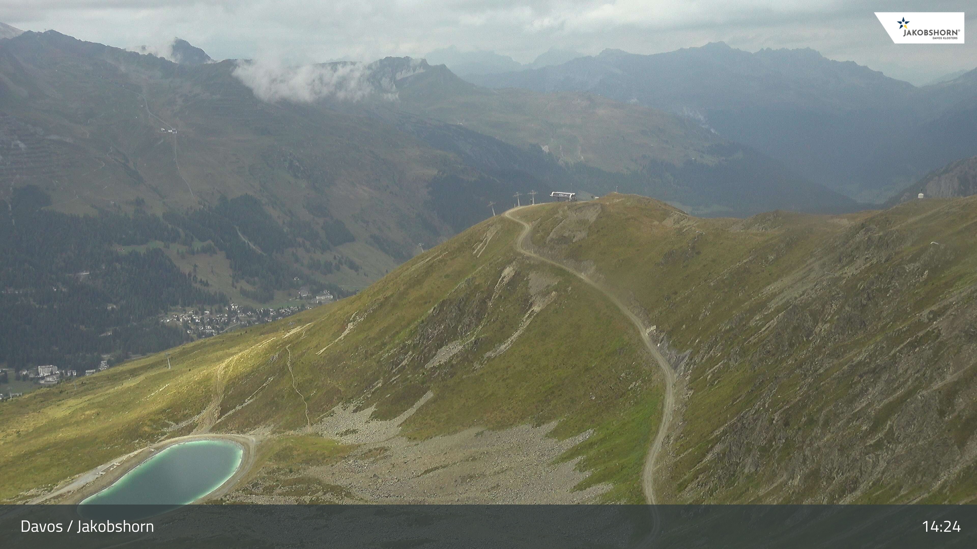 Archiv Foto Webcam Jakobshorn - Blick Richtung Brämabüel