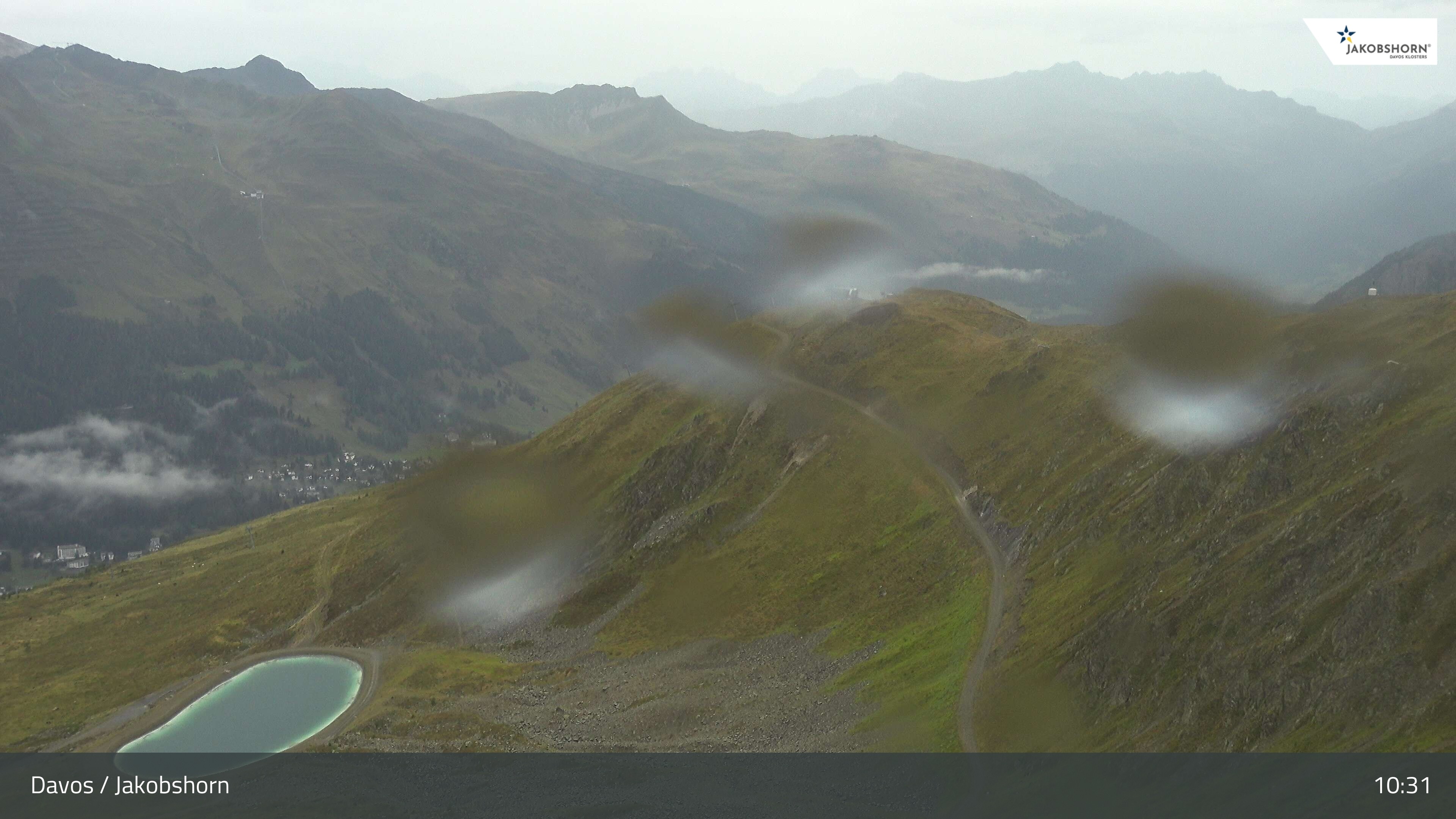 Archiv Foto Webcam Jakobshorn - Blick Richtung Brämabüel