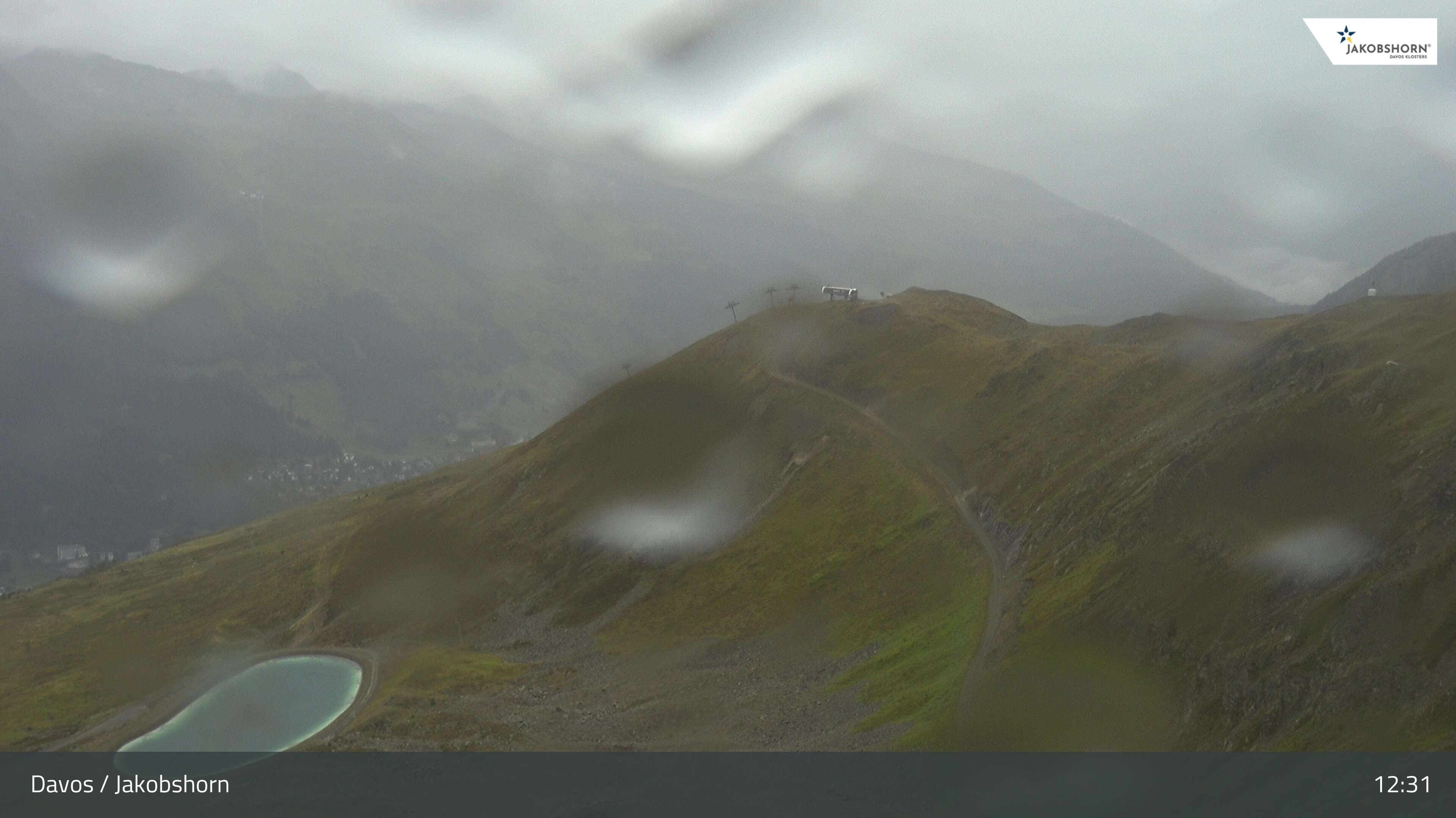 Archiv Foto Webcam Jakobshorn - Blick Richtung Brämabüel