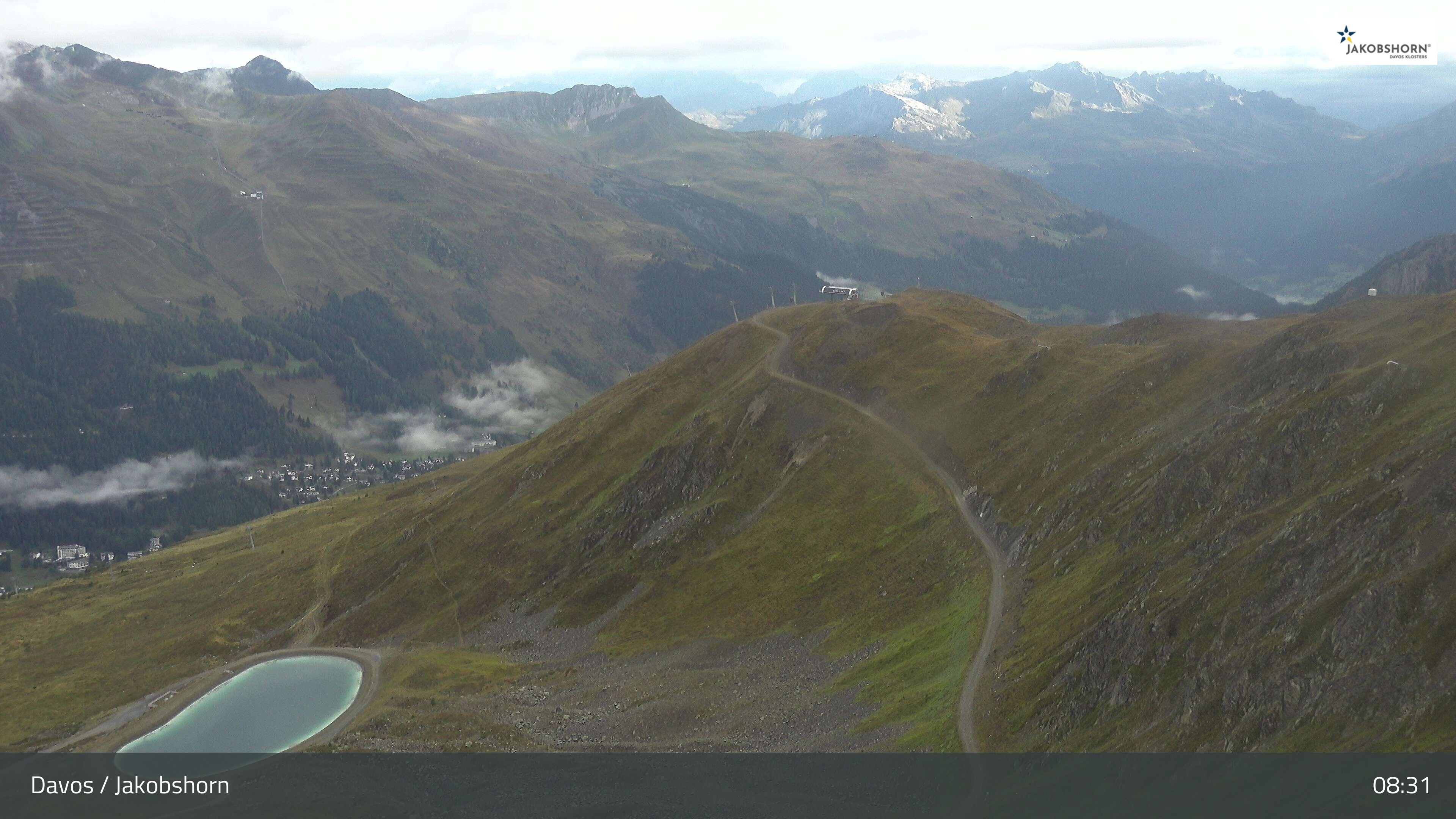 Archiv Foto Webcam Jakobshorn - Blick Richtung Brämabüel