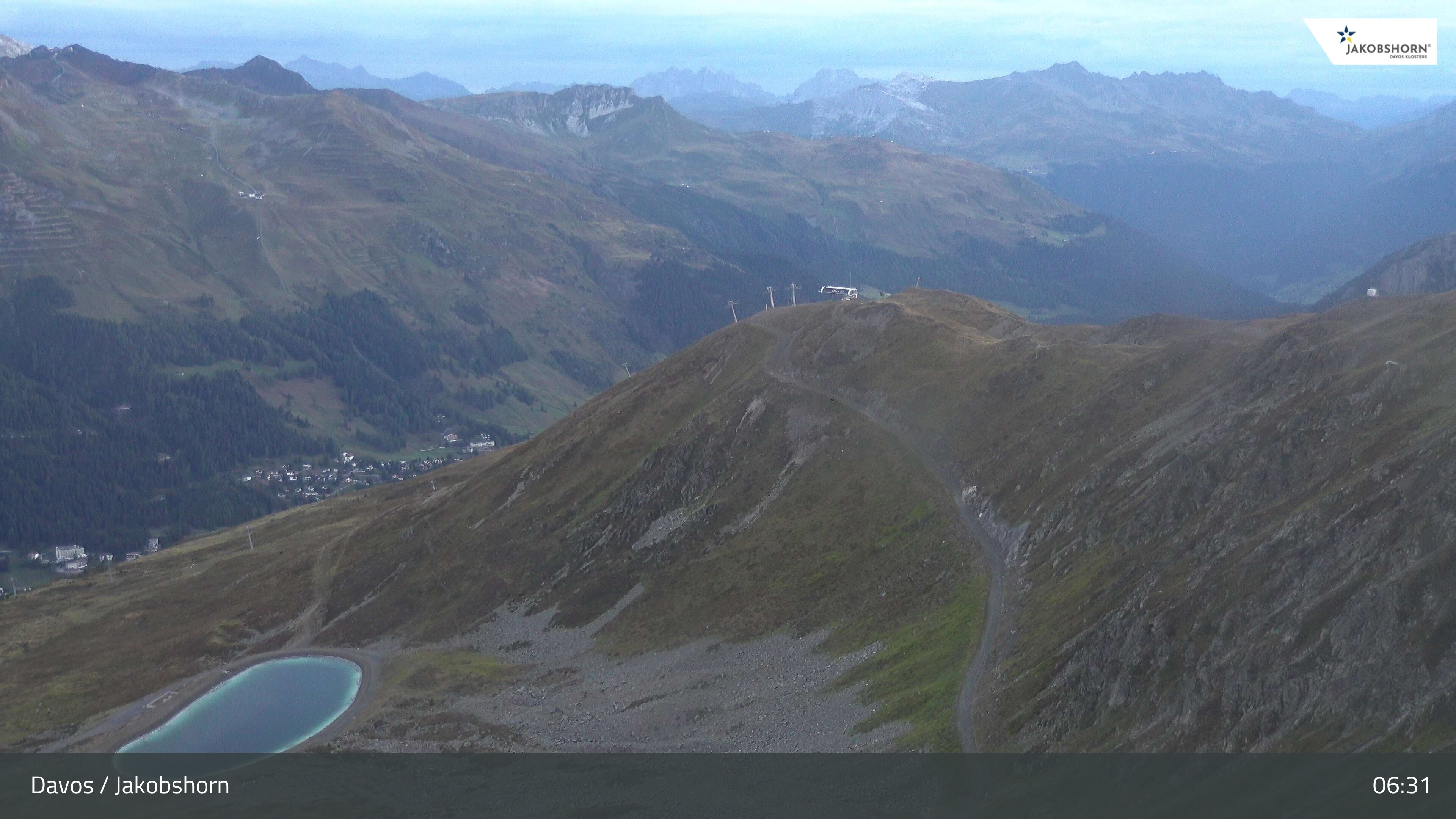 Archiv Foto Webcam Jakobshorn - Blick Richtung Brämabüel