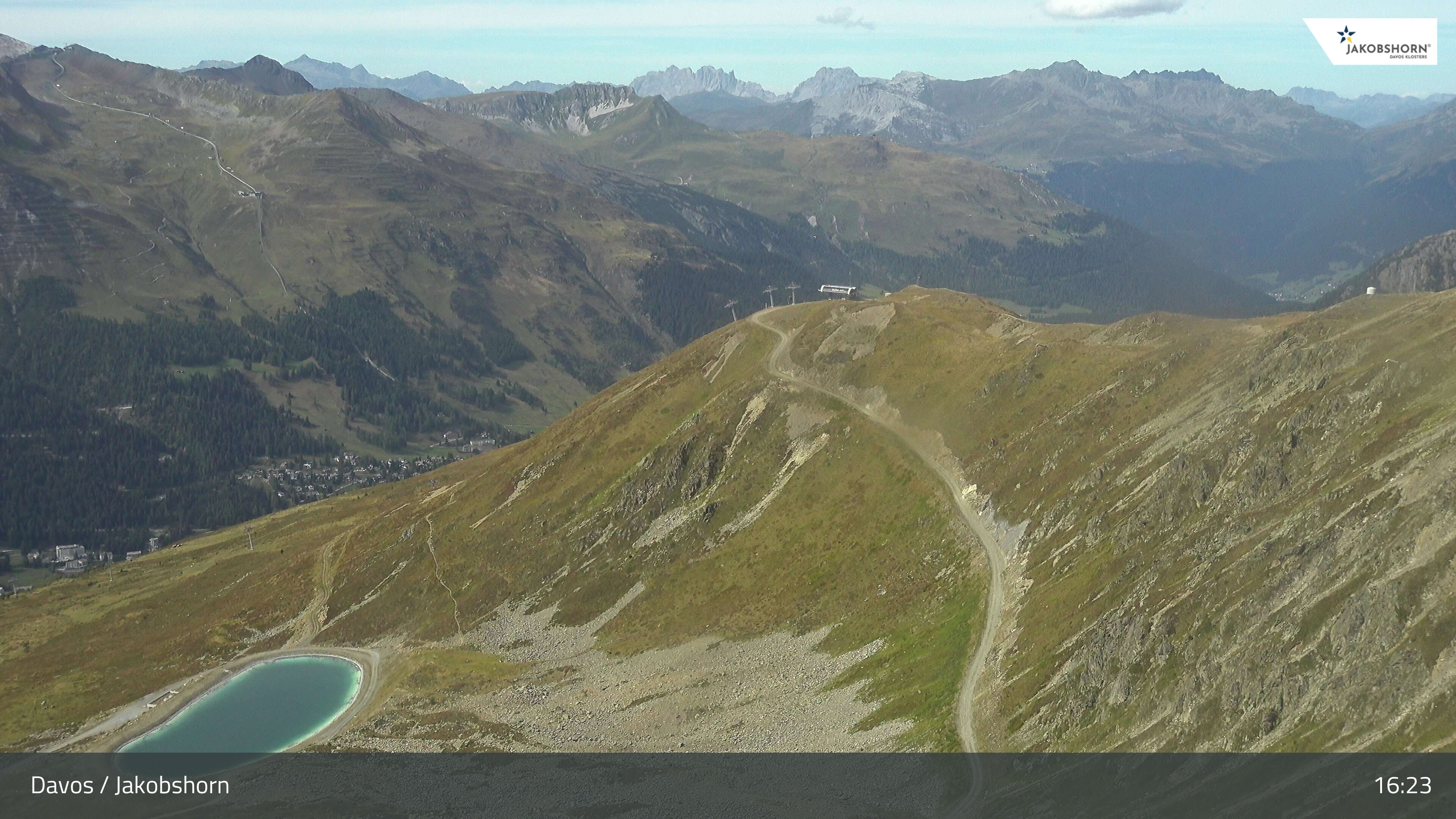 Archiv Foto Webcam Jakobshorn - Blick Richtung Brämabüel
