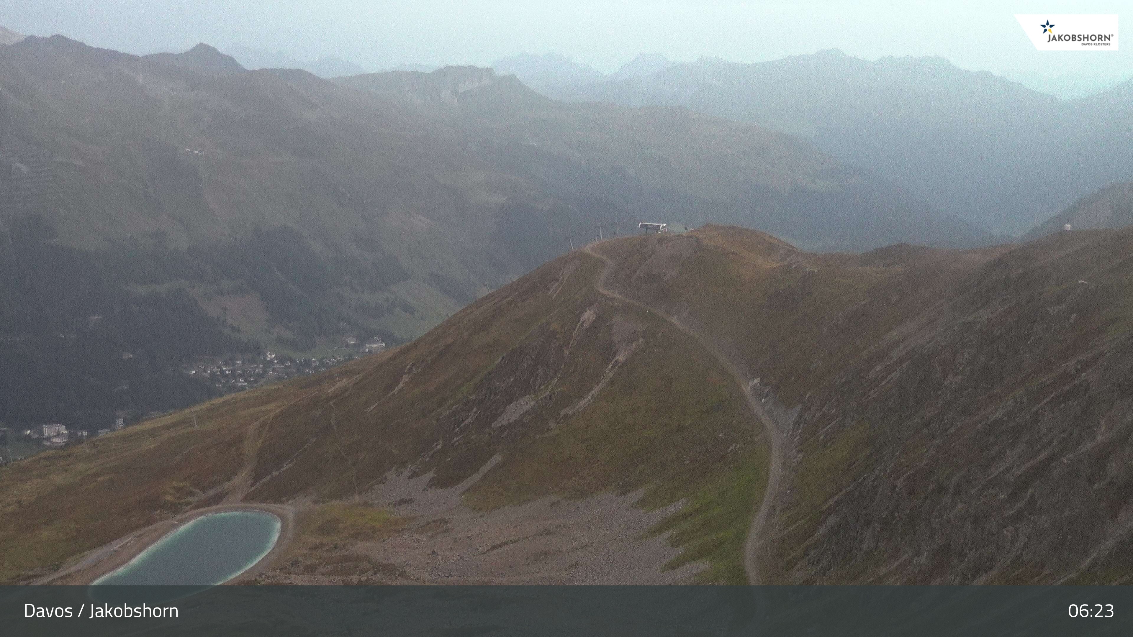 Archiv Foto Webcam Jakobshorn - Blick Richtung Brämabüel
