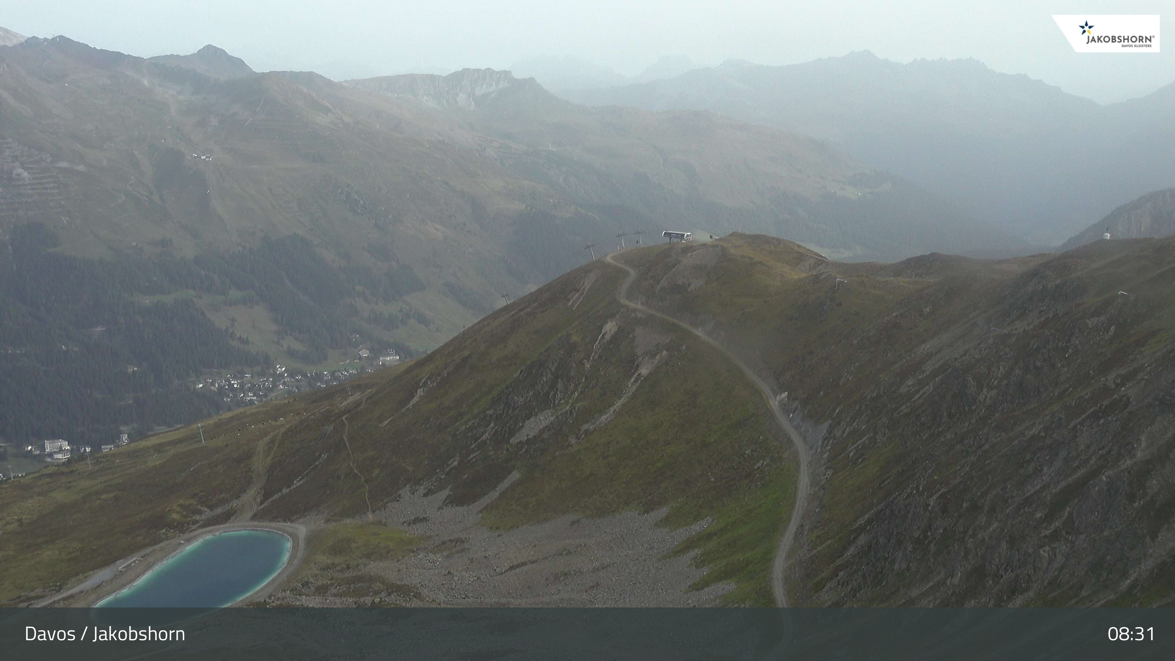 Archiv Foto Webcam Jakobshorn - Blick Richtung Brämabüel