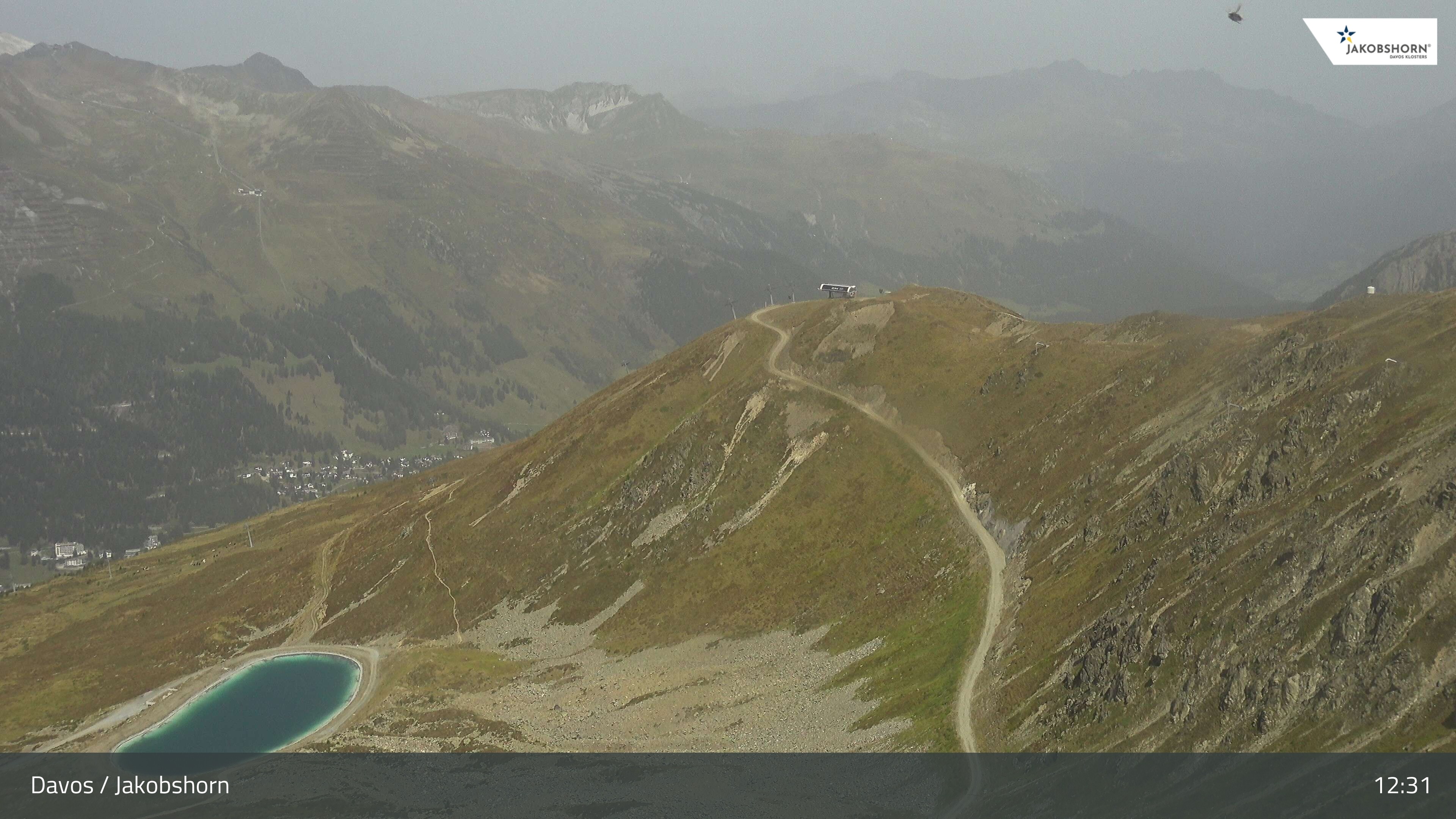 Archiv Foto Webcam Jakobshorn - Blick Richtung Brämabüel