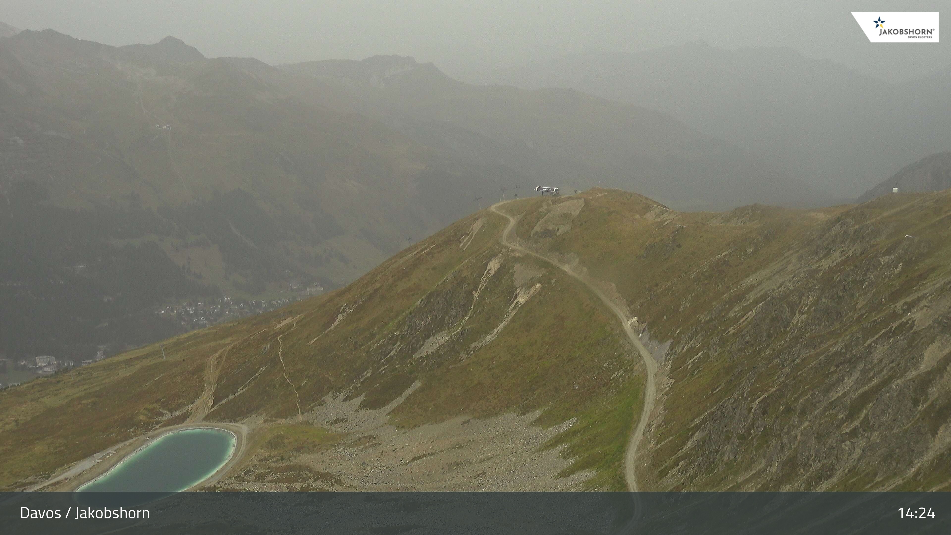 Archiv Foto Webcam Jakobshorn - Blick Richtung Brämabüel