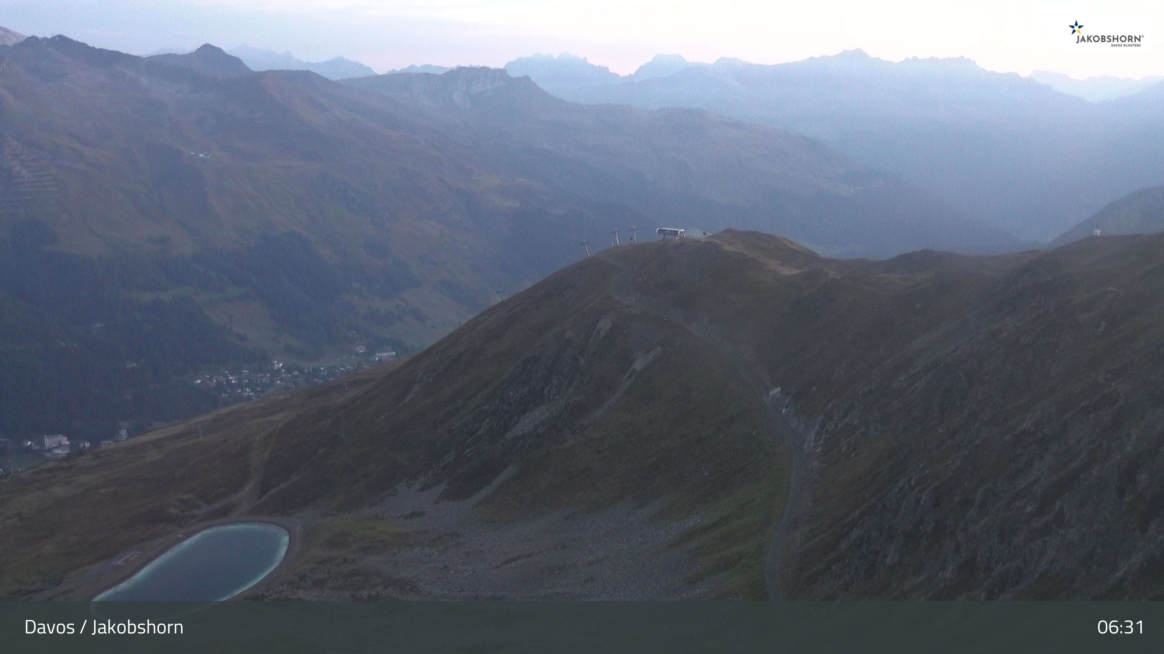 Archiv Foto Webcam Jakobshorn - Blick Richtung Brämabüel